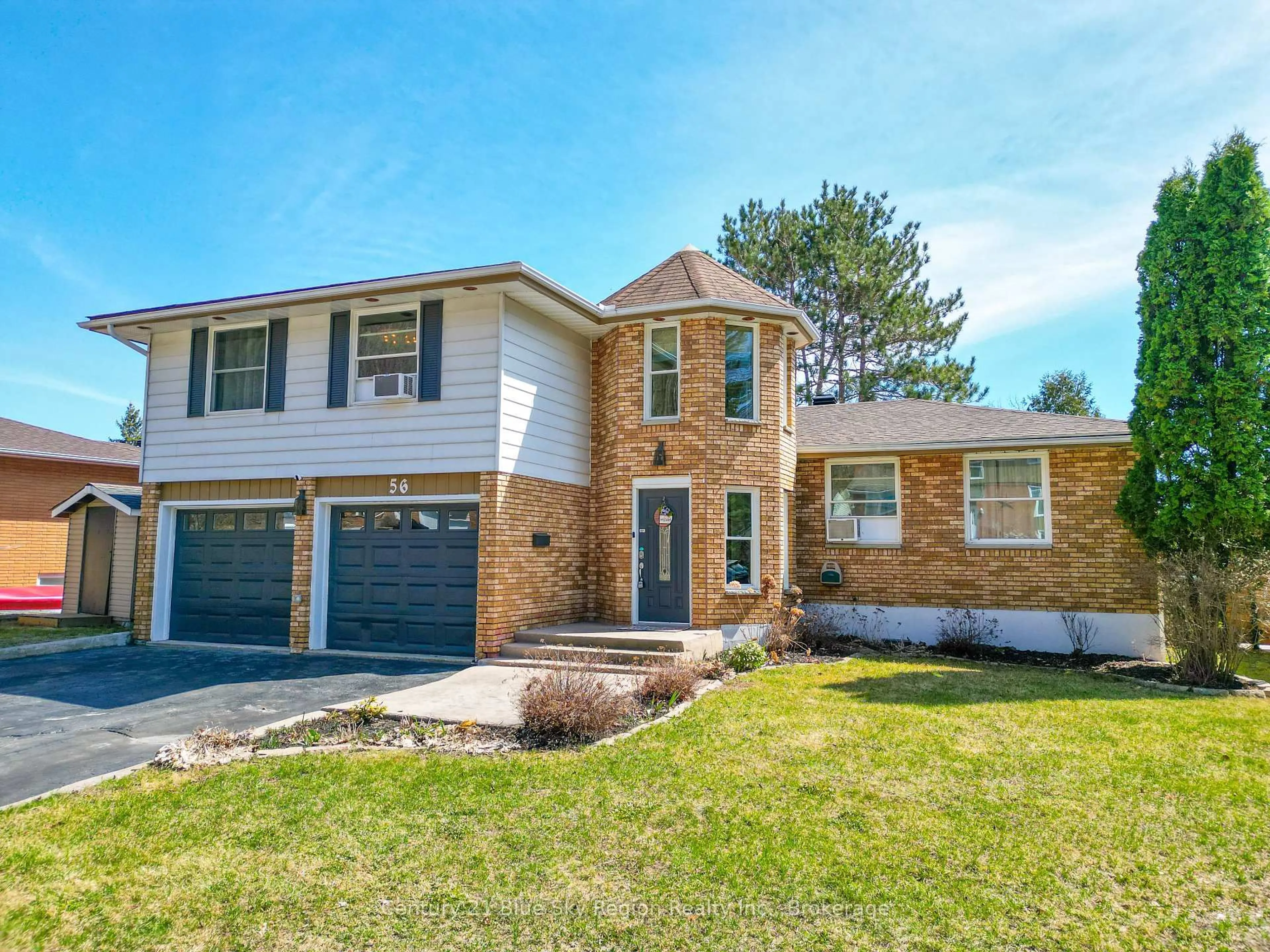 Home with brick exterior material, street for 56 Kathryn Cres, North Bay Ontario P1B 8P4