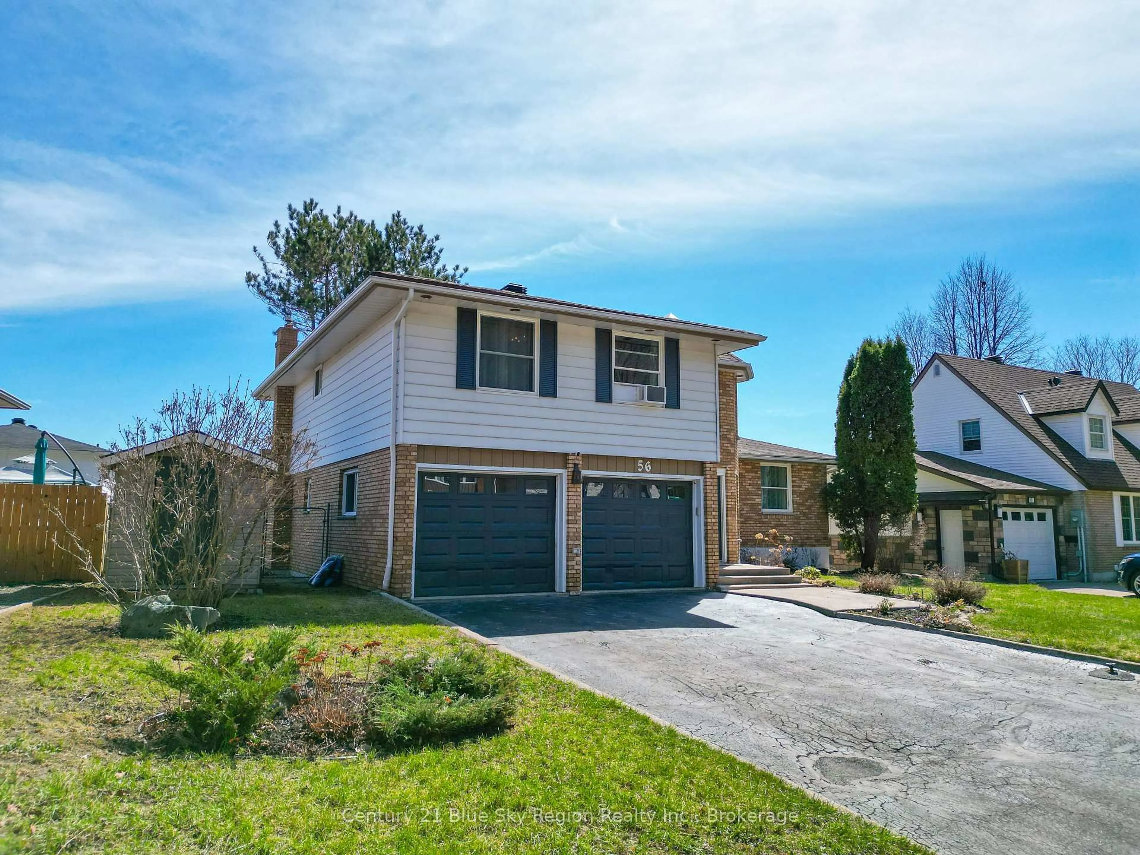 Home with vinyl exterior material, street for 56 Kathryn Cres, North Bay Ontario P1B 8P4