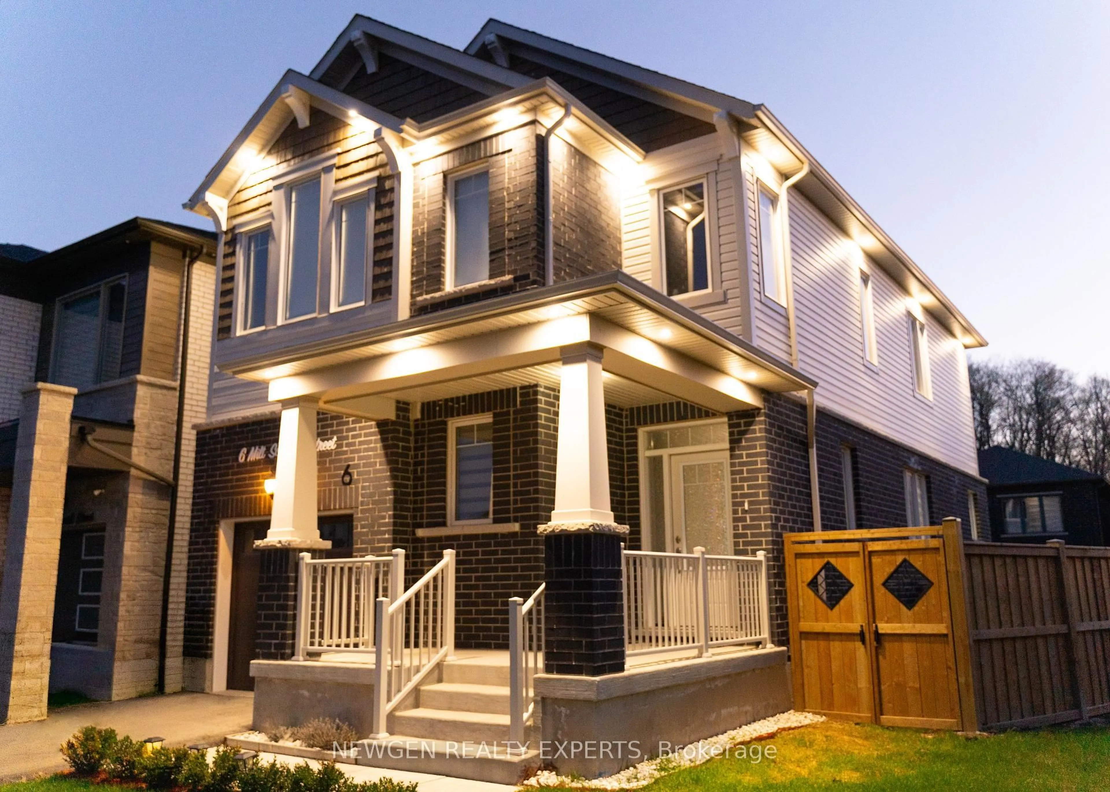 Home with brick exterior material, street for 6 Milt Schmidt St, Kitchener Ontario N2R 0T2