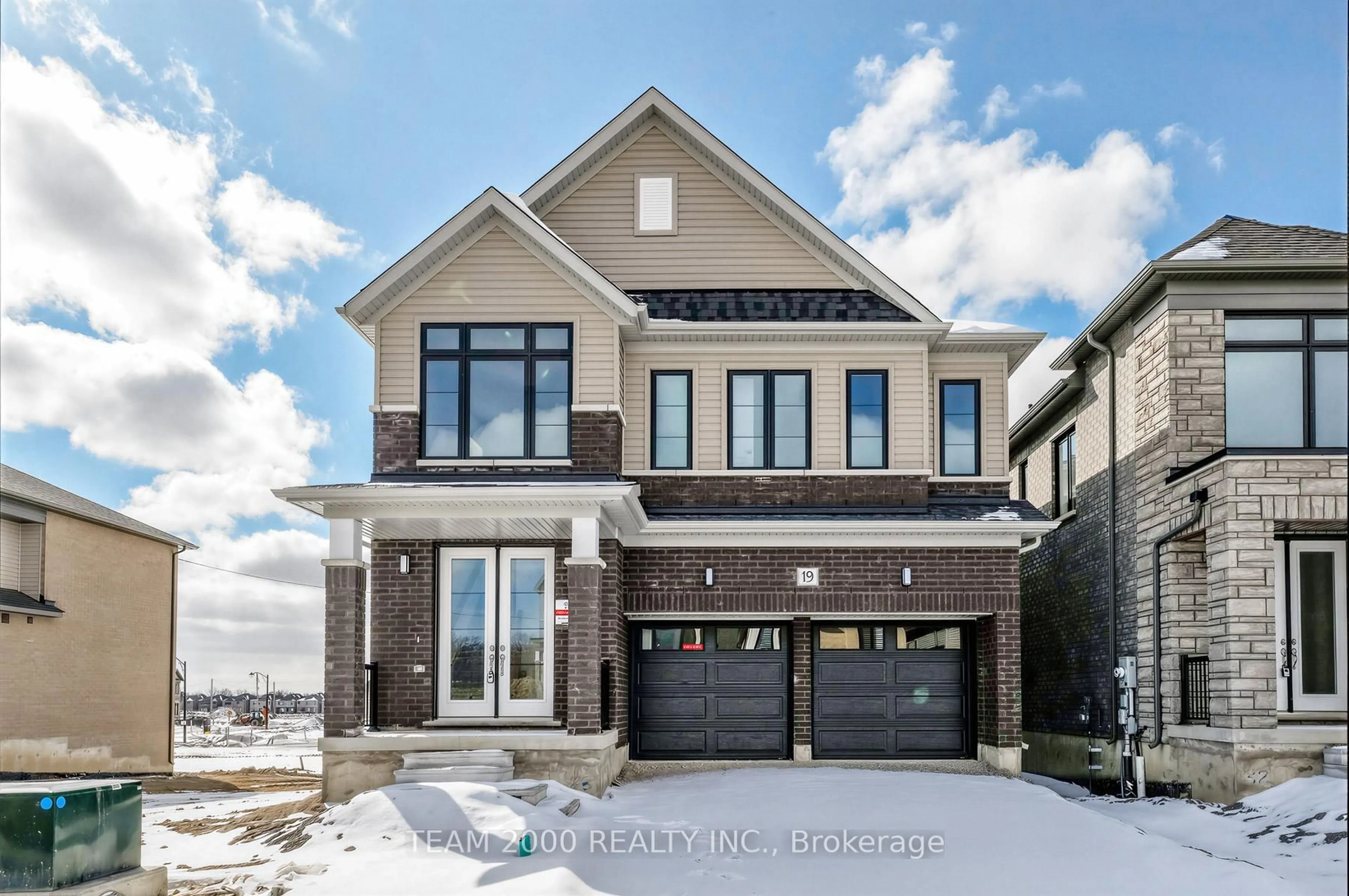 Home with brick exterior material, street for 19 Mayhew Lane, Hamilton Ontario L0R 1C0