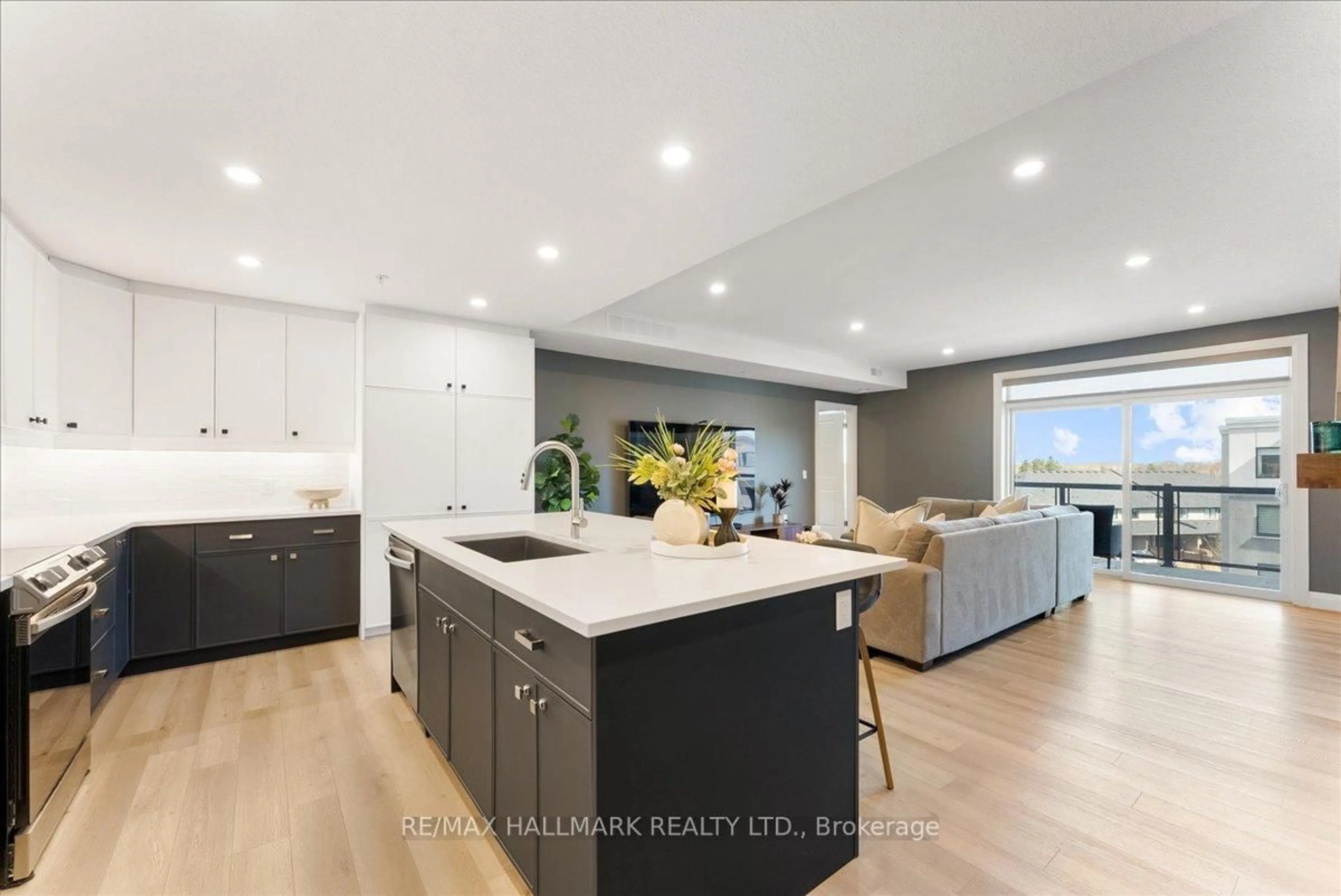 Open concept kitchen, unknown for 99B Farley Rd #412, Centre Wellington Ontario N1M 0K5