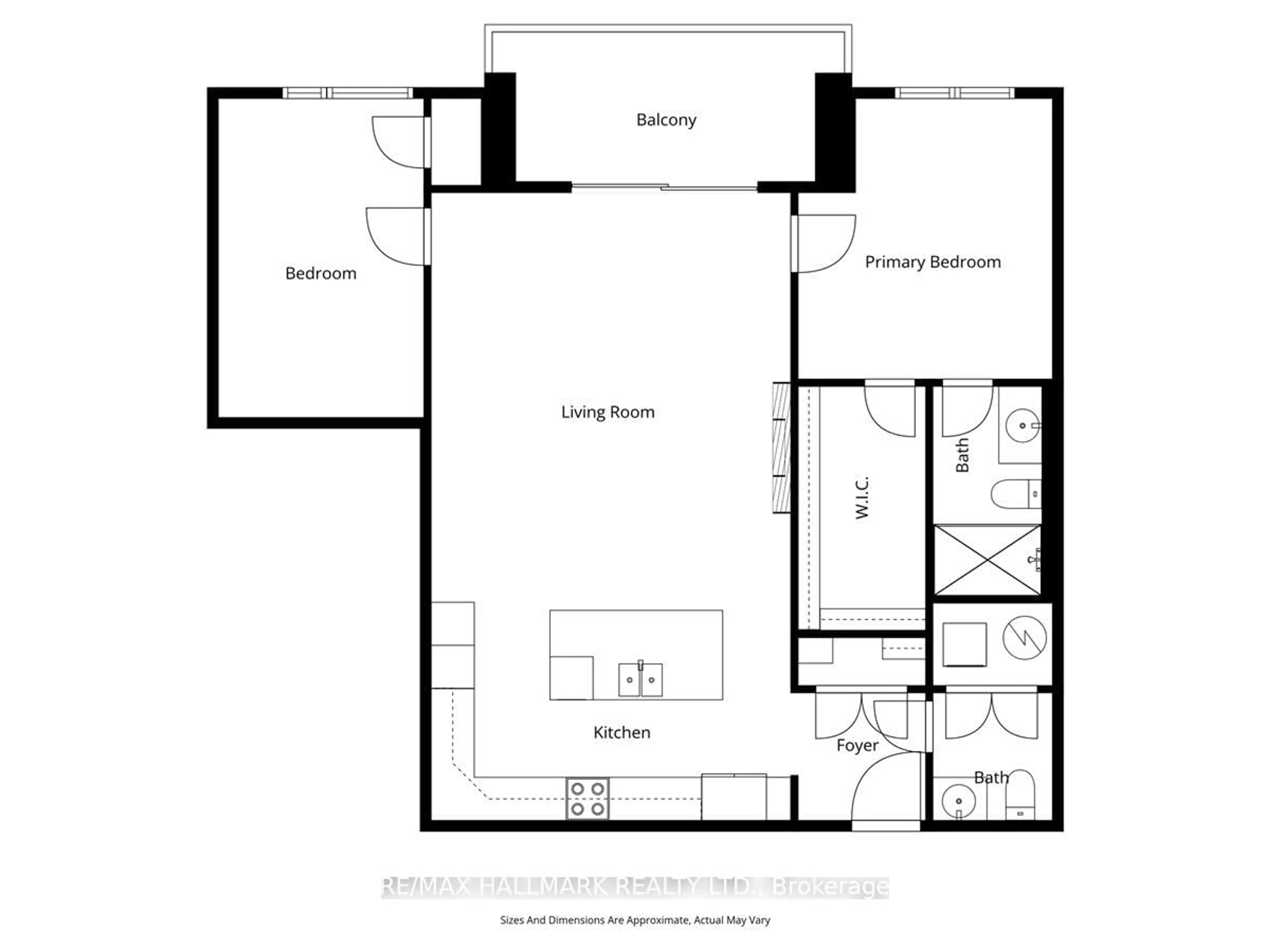 Floor plan for 99B Farley Rd #412, Centre Wellington Ontario N1M 0K5