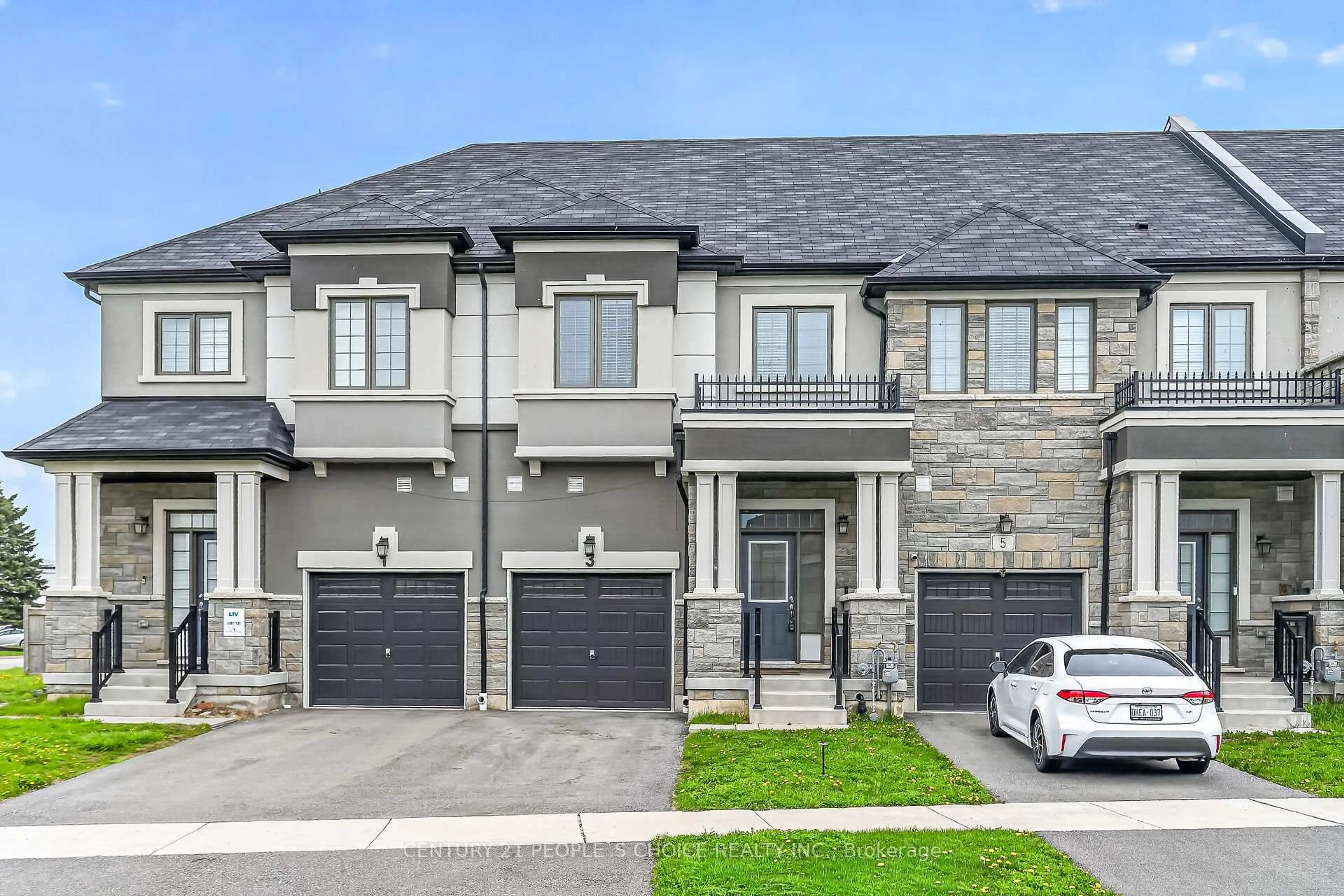 Home with brick exterior material, street for 3 Bilanski Farm Rd, Brantford Ontario N3S 0J8