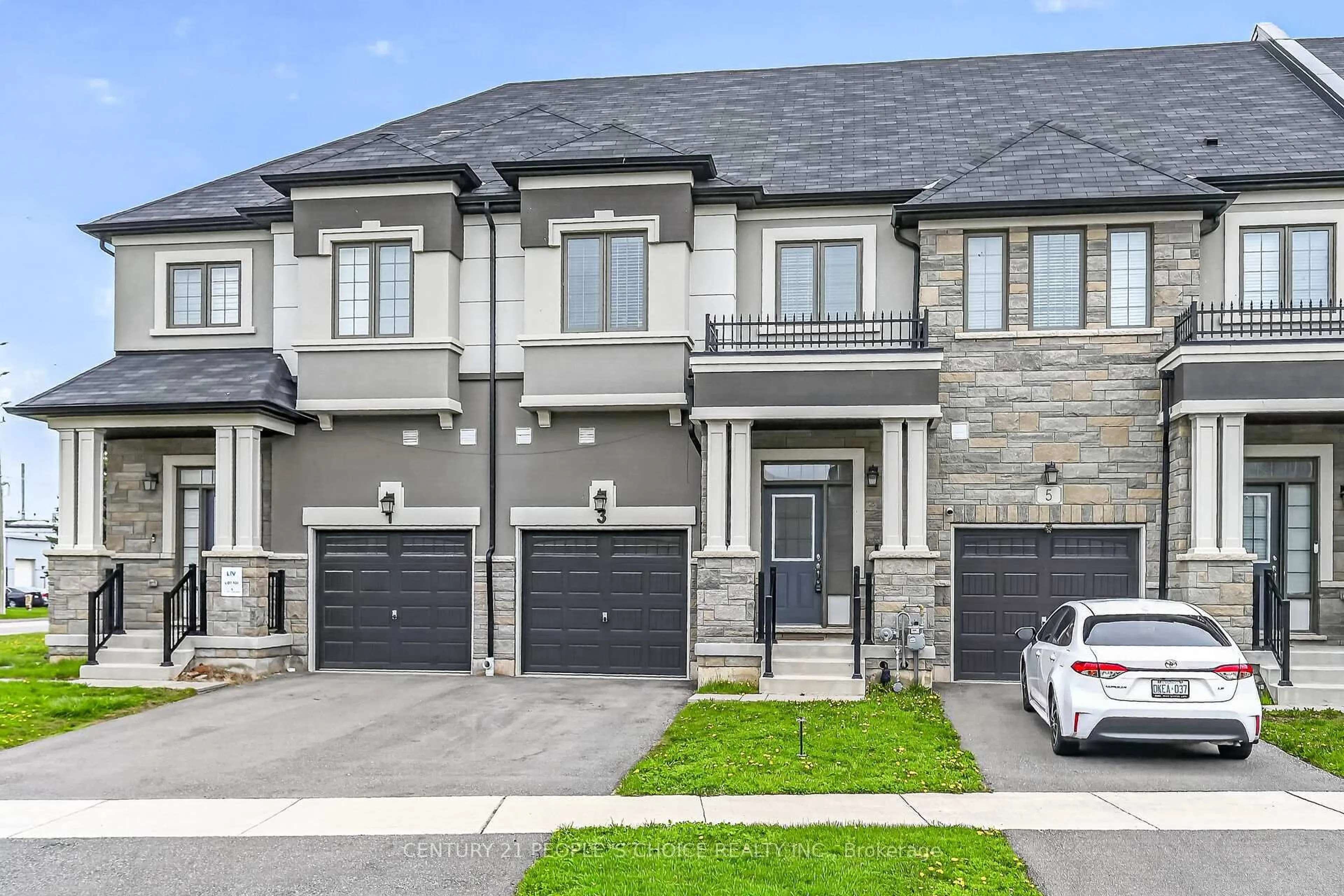 Home with brick exterior material, street for 3 Bilanski Farm Rd, Brantford Ontario N3S 0J8