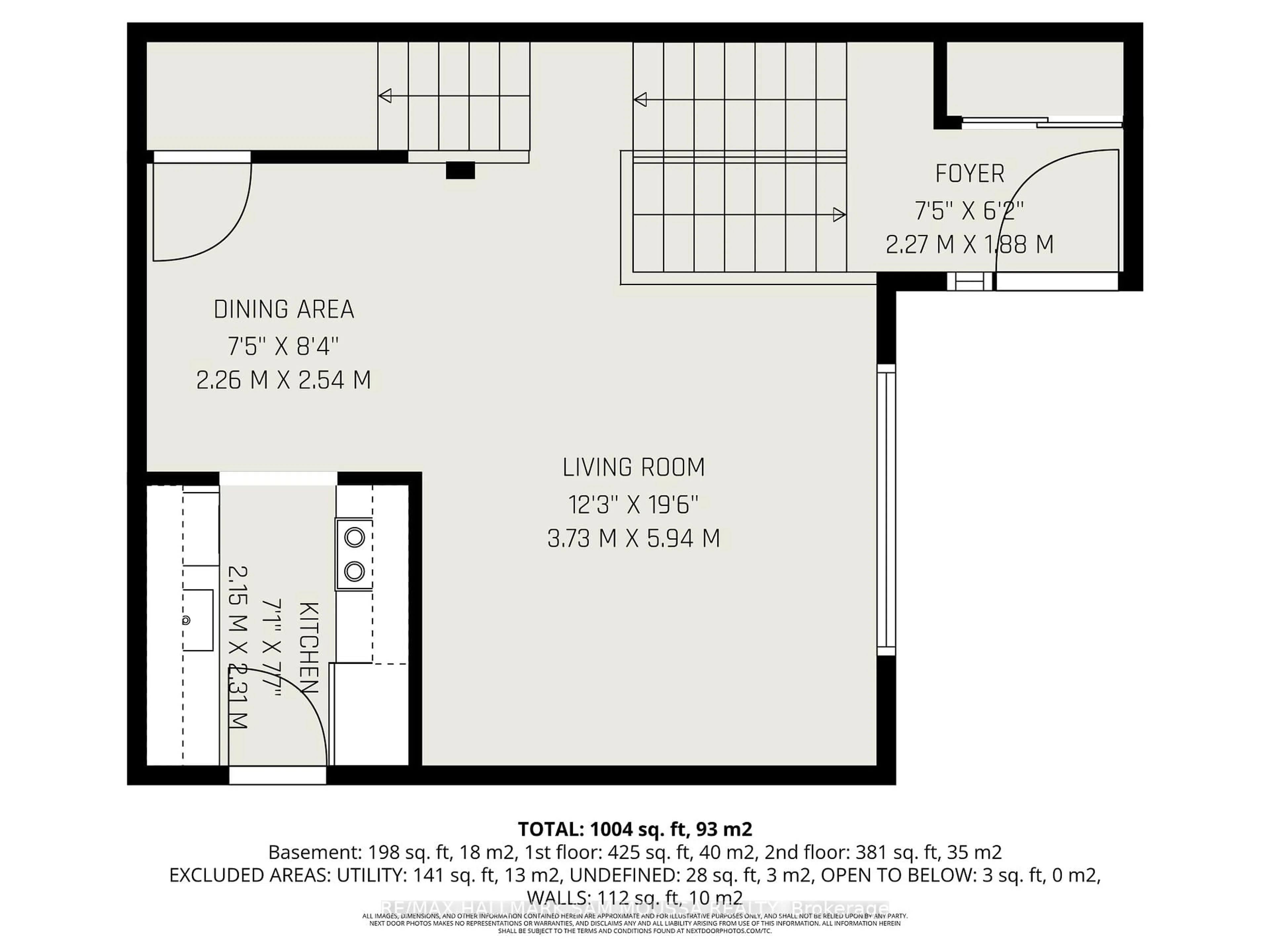 Floor plan for 28C Woodvale Green, Ottawa Ontario K2G 4H4