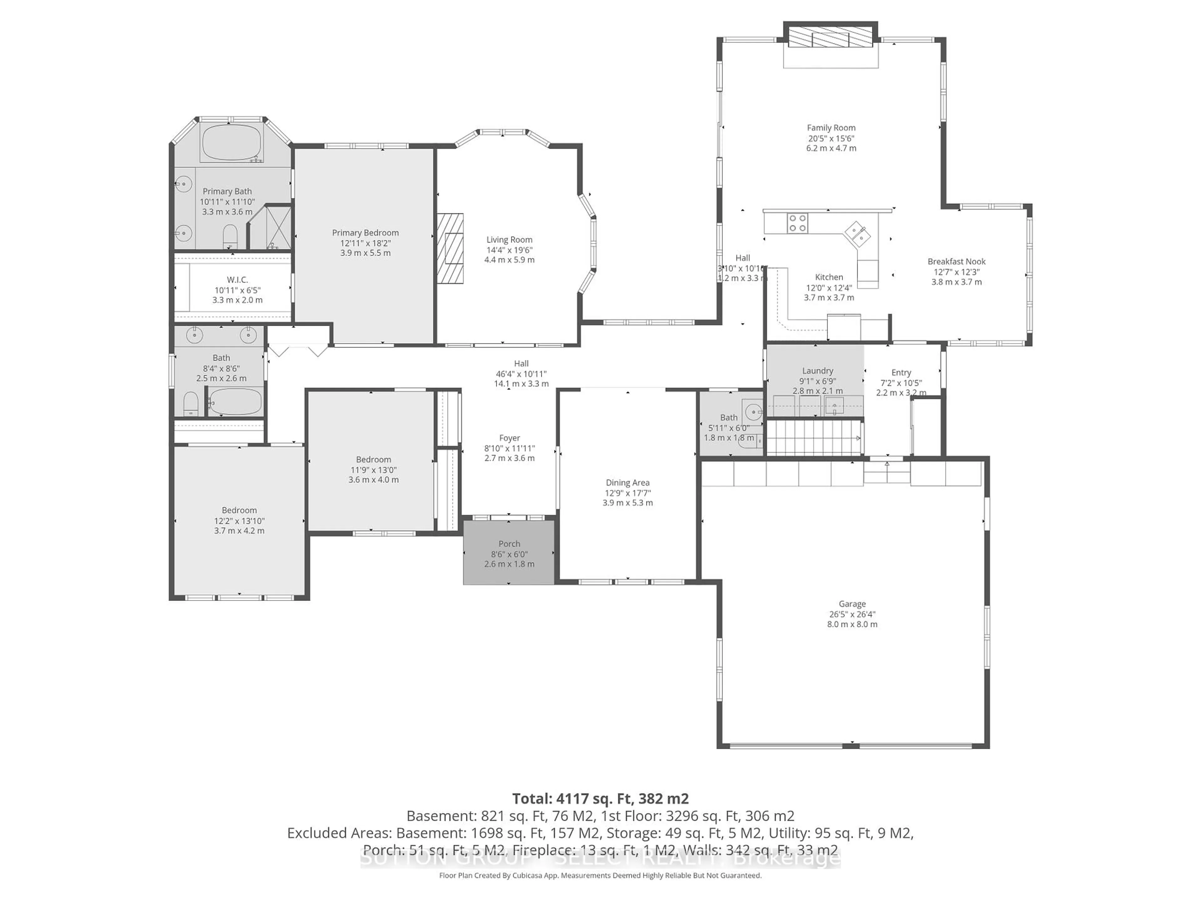 Floor plan for 300 Windermere Crt, London North Ontario N6G 4J5