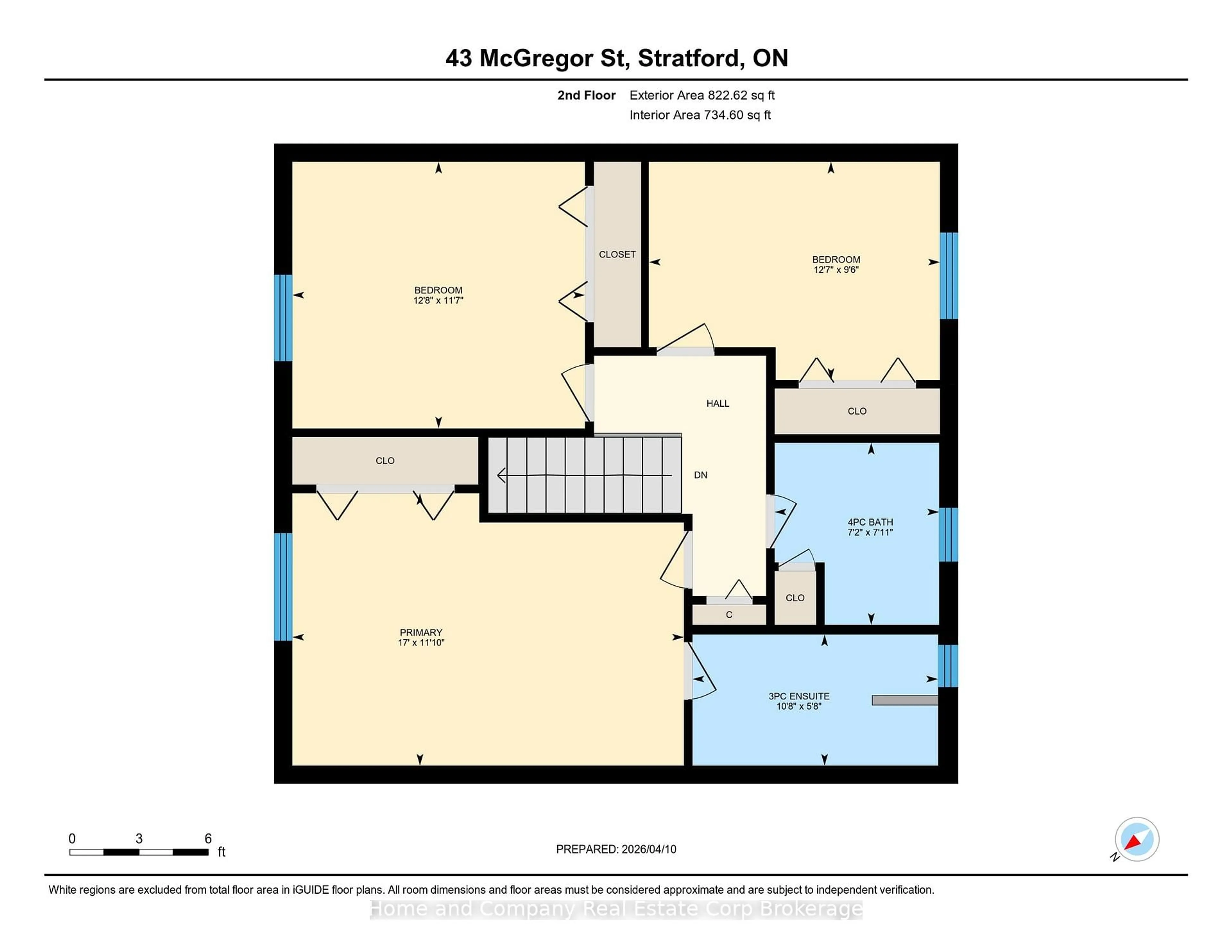 Floor plan for 43 Mcgregor St, Stratford Ontario N4Z 1G5