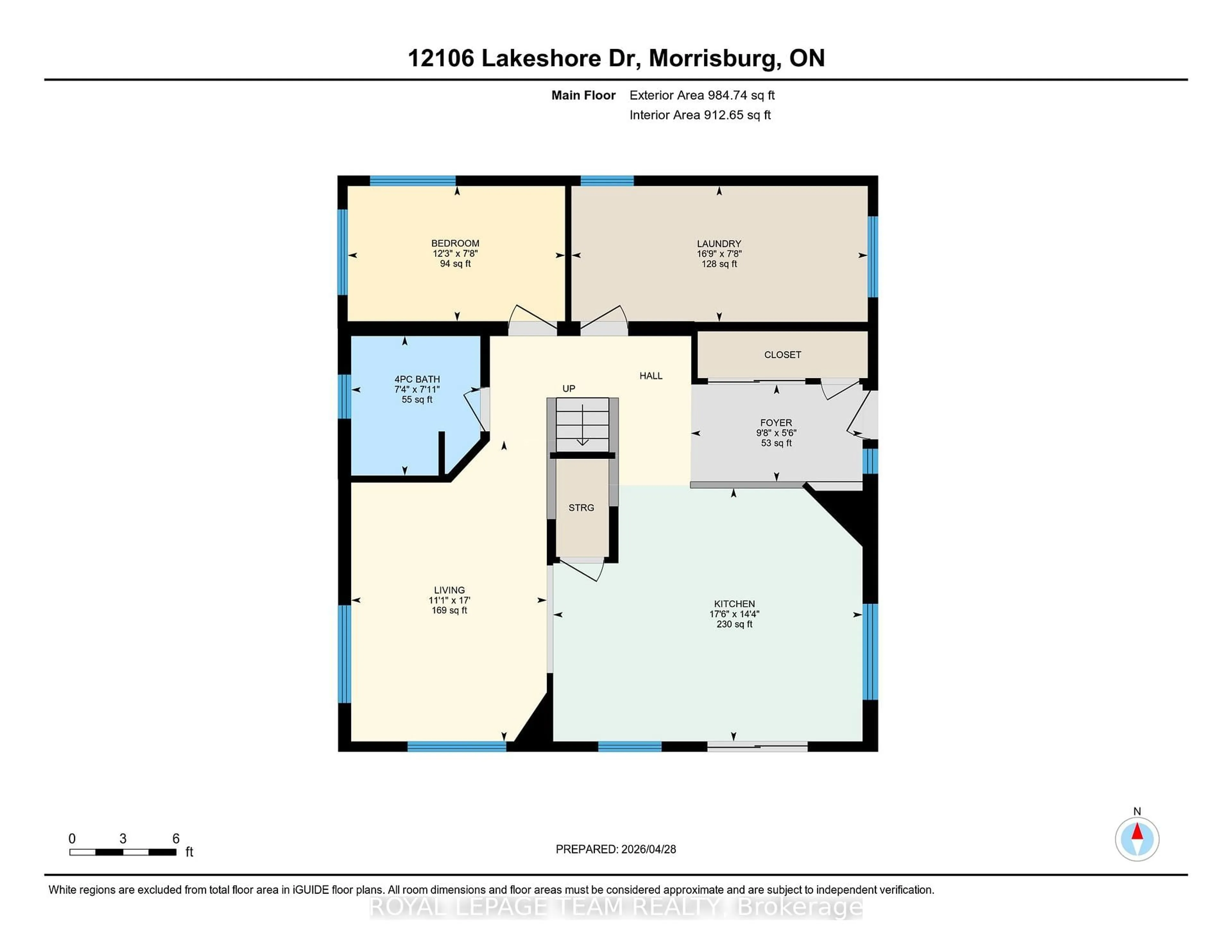 Floor plan for 12106 Lakeshore Dr, South Dundas Ontario K0C 1X0