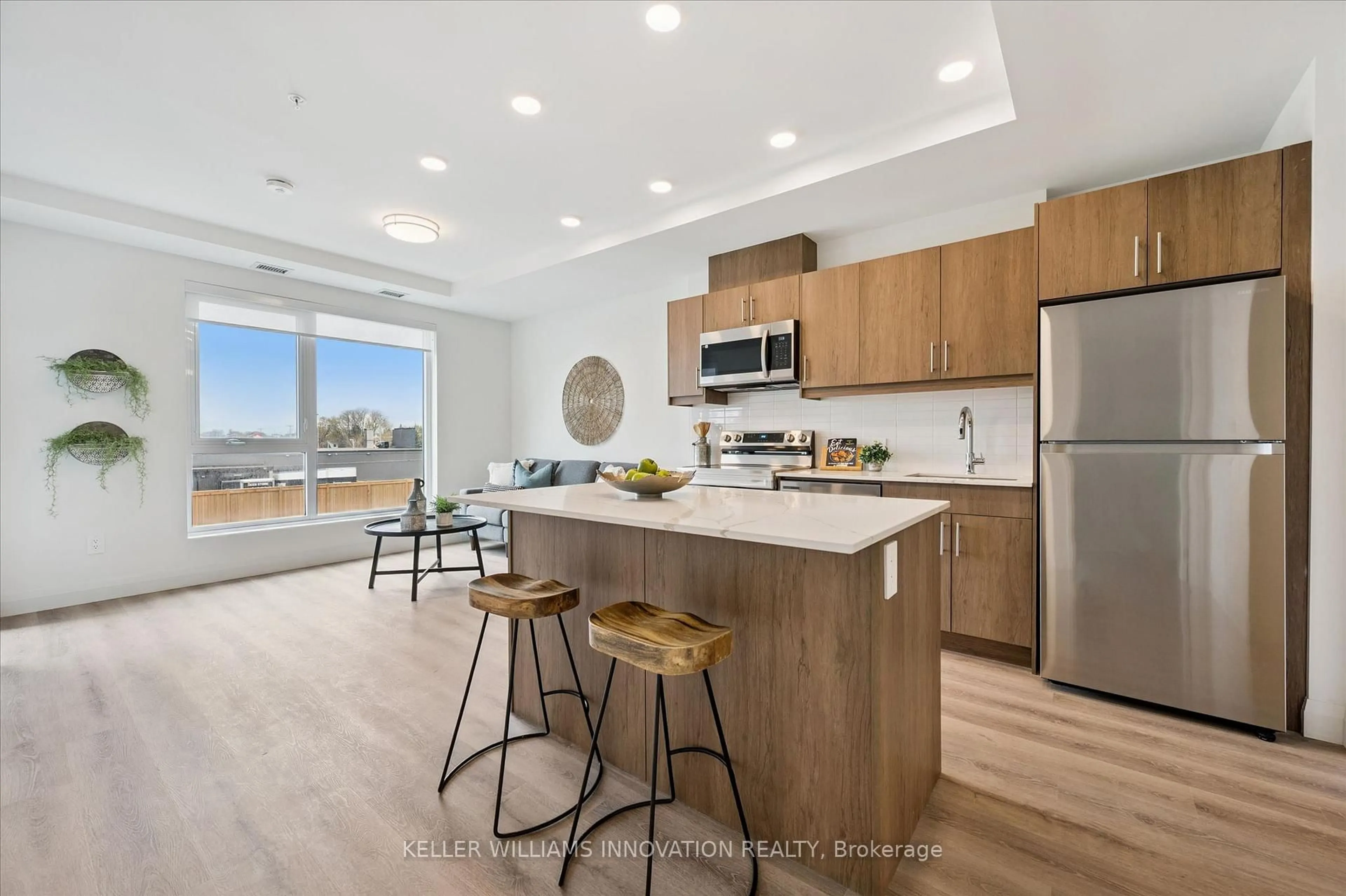 Open concept kitchen, unknown for 1333 Weber St #214, Kitchener Ontario N2A 1C2