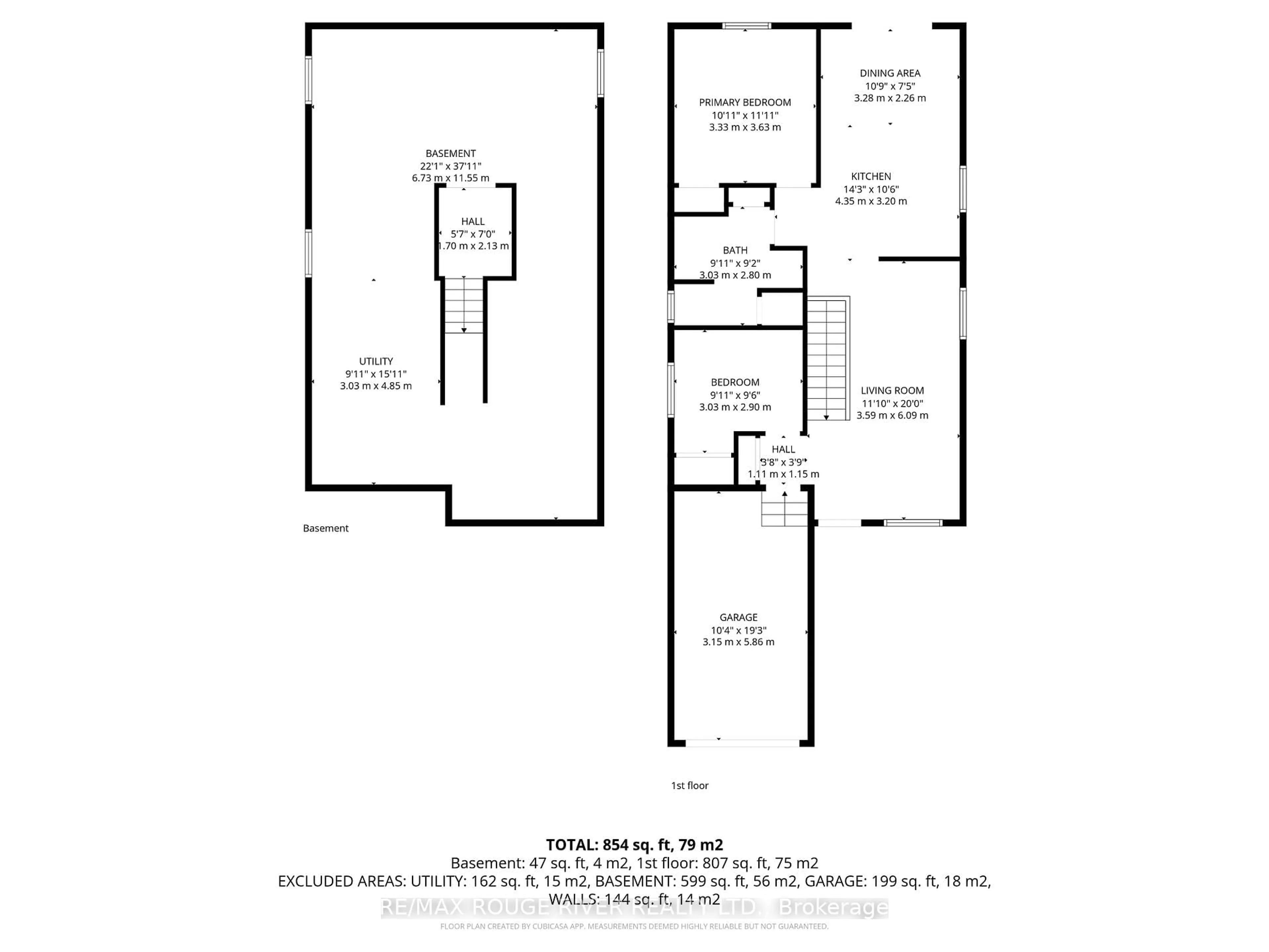 Floor plan for 90 Trefusis St, Port Hope Ontario L1A 4J2