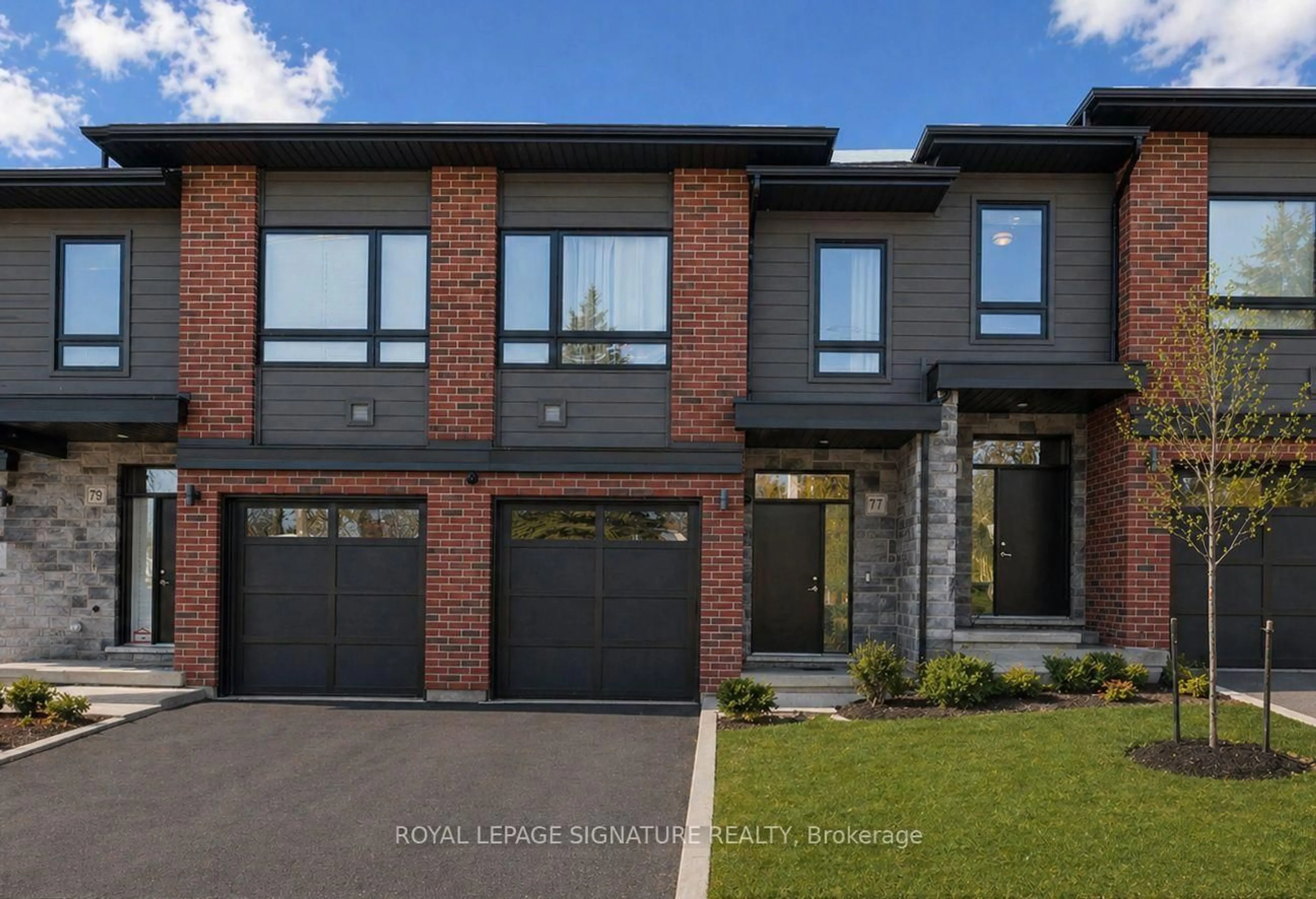 Home with brick exterior material, street for 77 Beechwood Ave, Guelph Ontario N1H 0B6