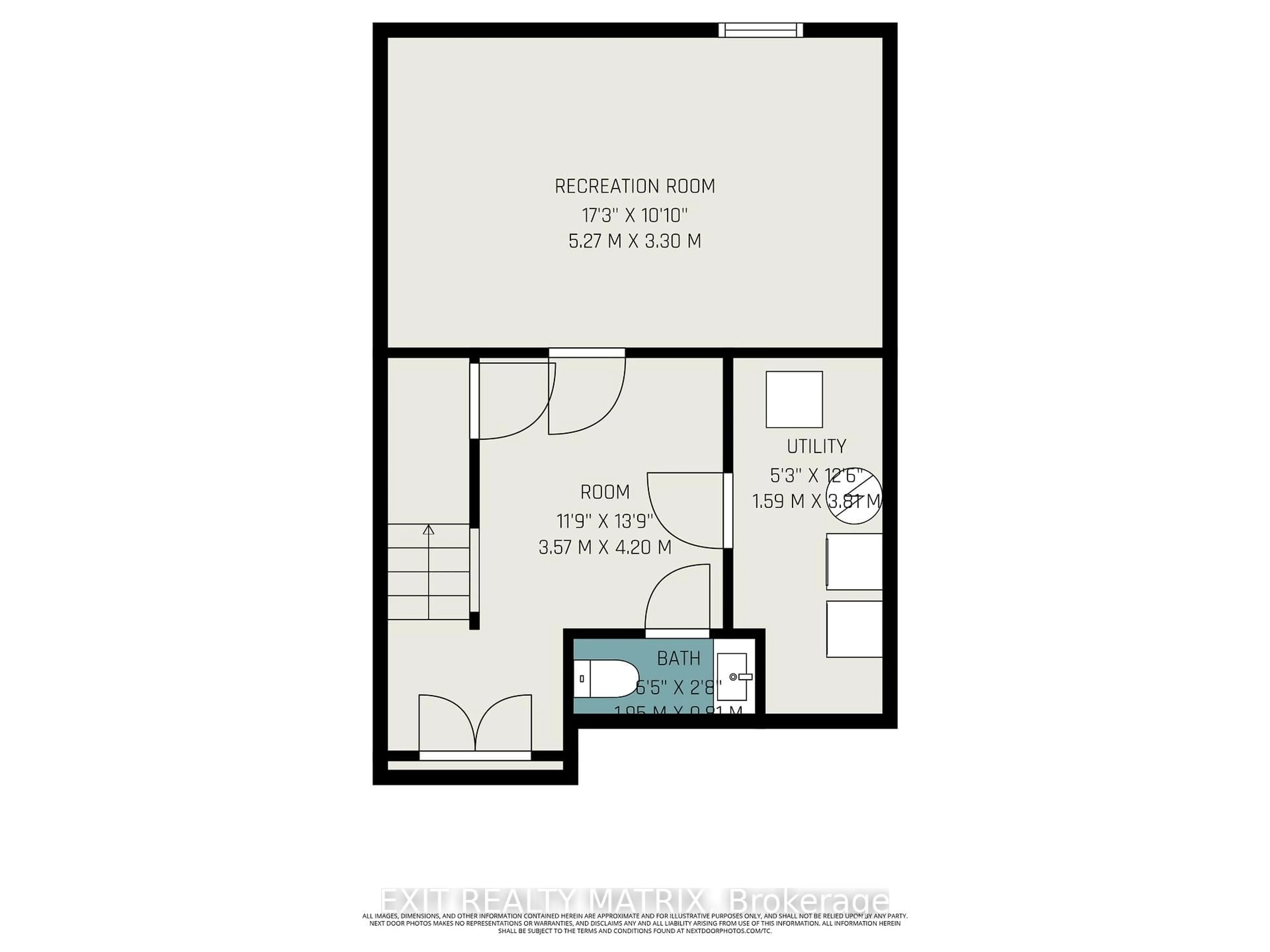 Floor plan for 1468 Heatherington Rd #B, Ottawa Ontario K1V 6S1