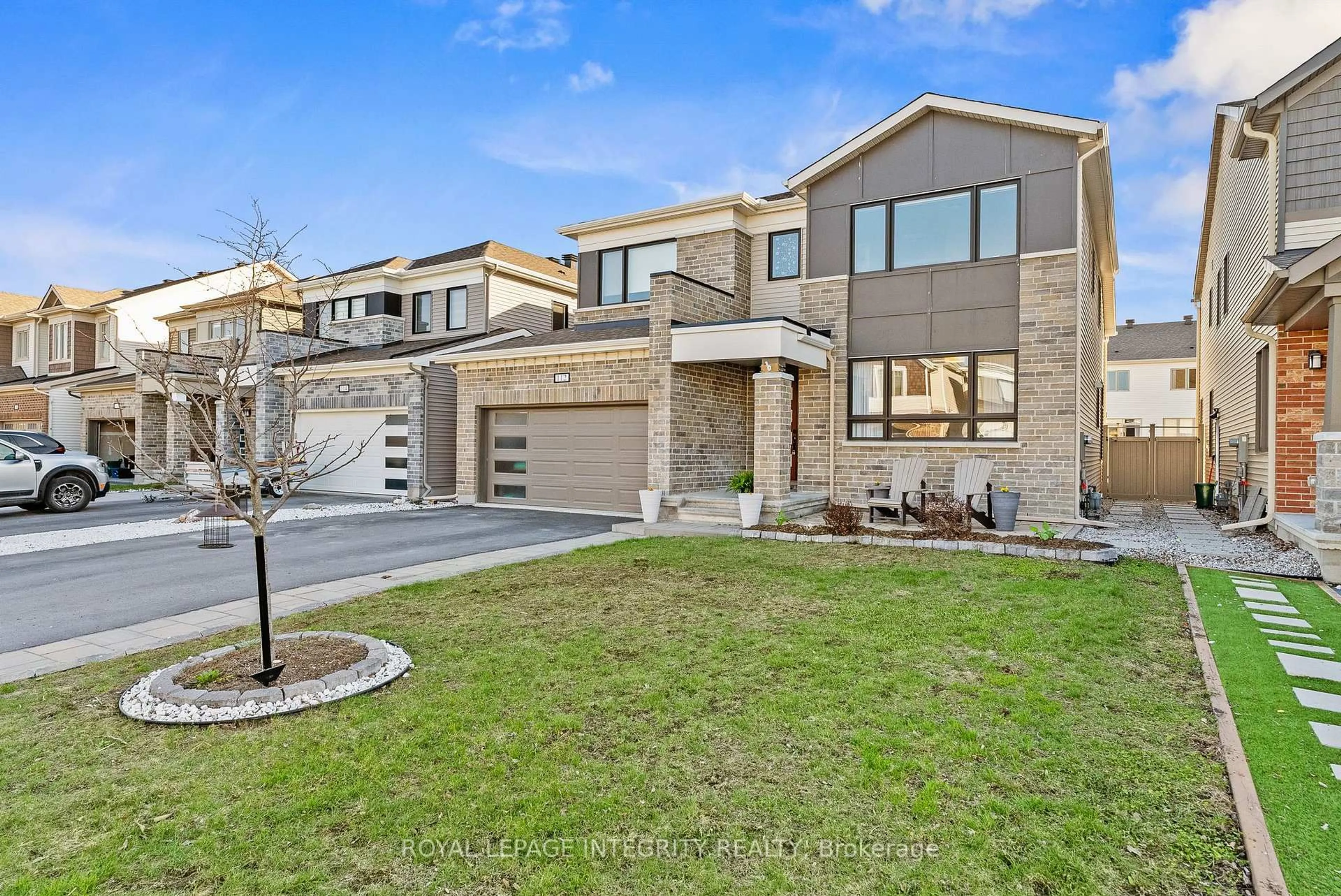 Home with brick exterior material, street for 112 Reliance Rdge, Ottawa Ontario K2V 0R5