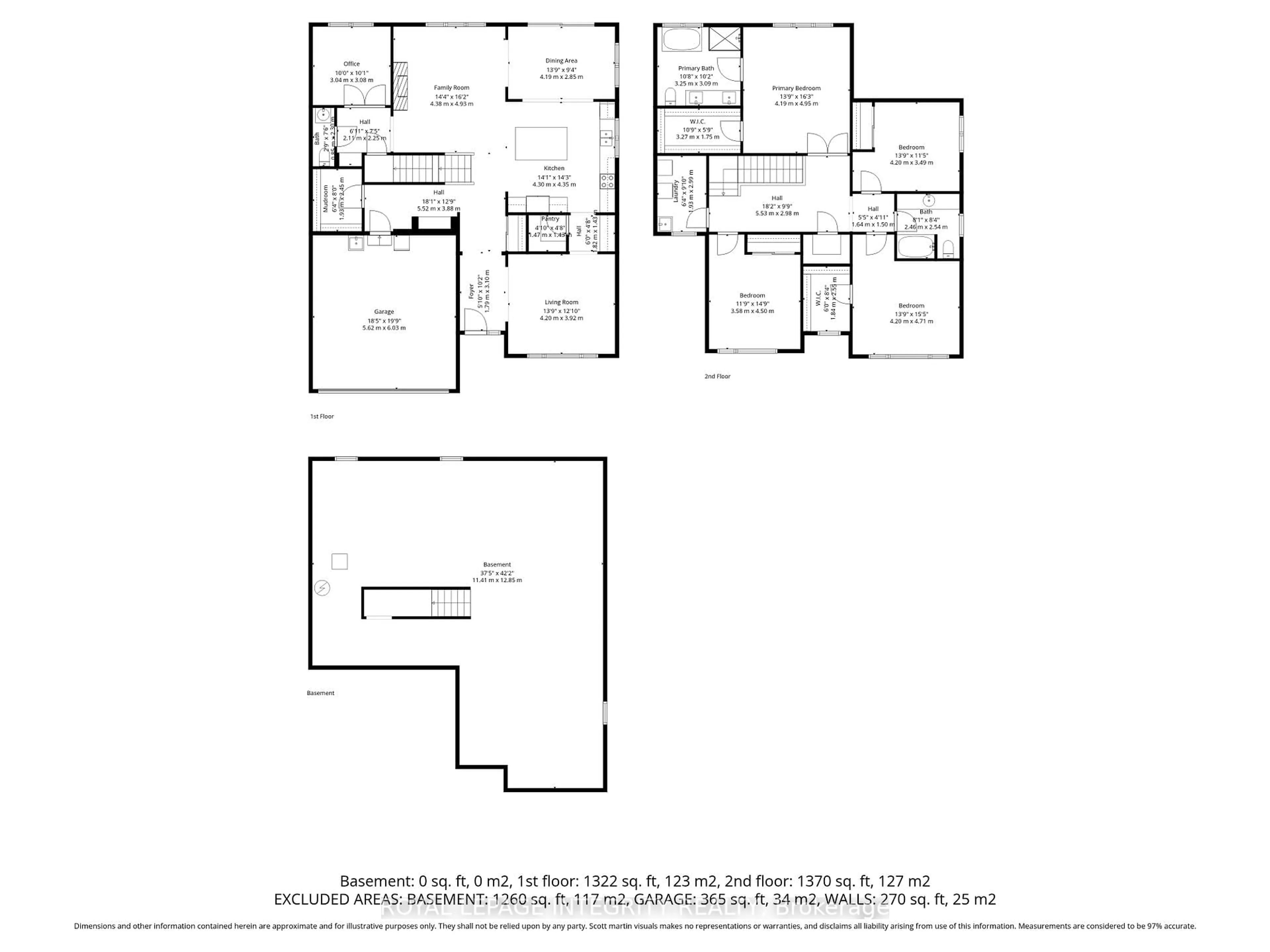 Floor plan for 112 Reliance Rdge, Ottawa Ontario K2V 0R5
