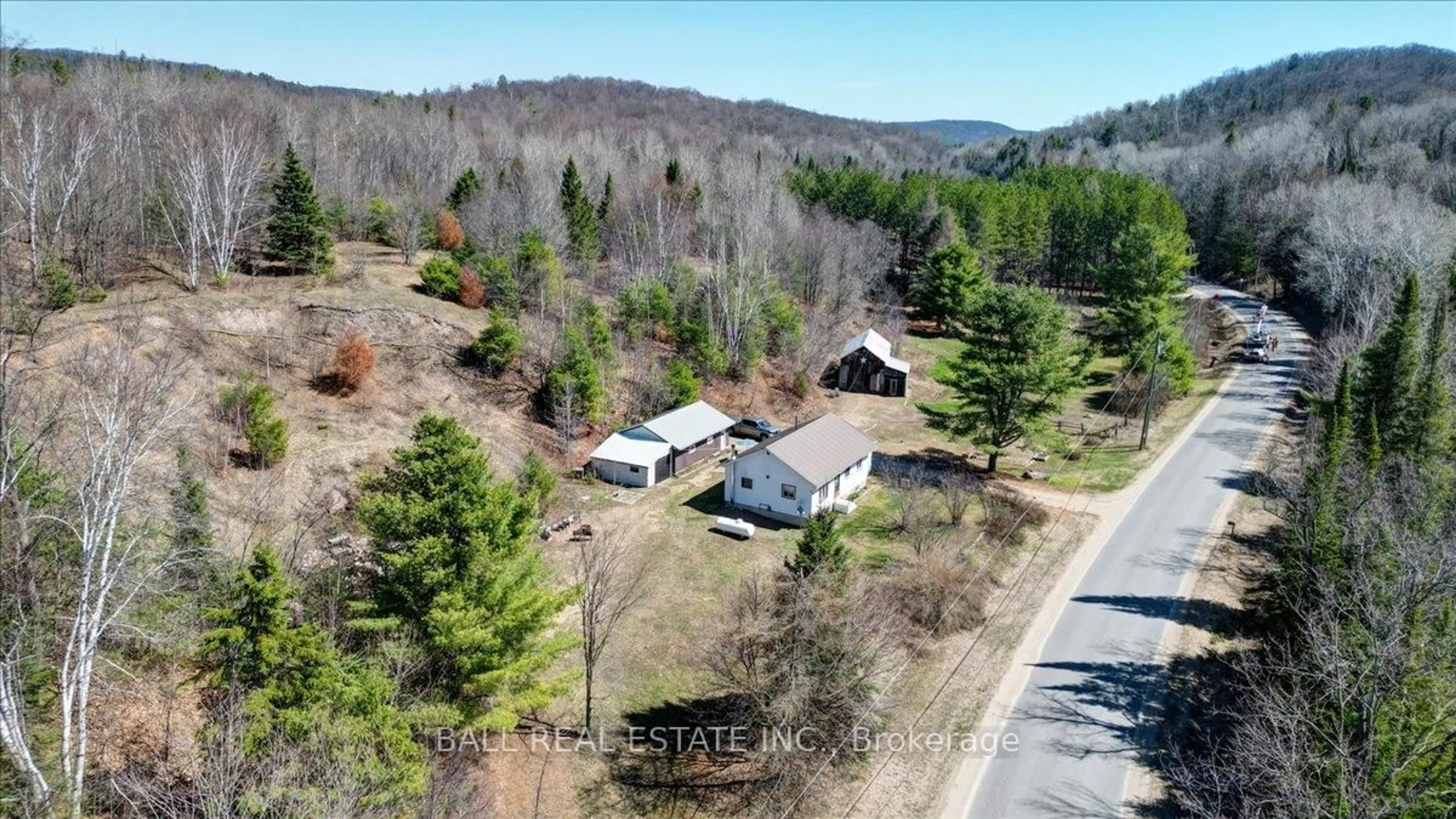 A pic from outside/outdoor area/front of a property/back of a property/a pic from drone, unknown for 202 Monck Rd, Bancroft Ontario K0L 1C0
