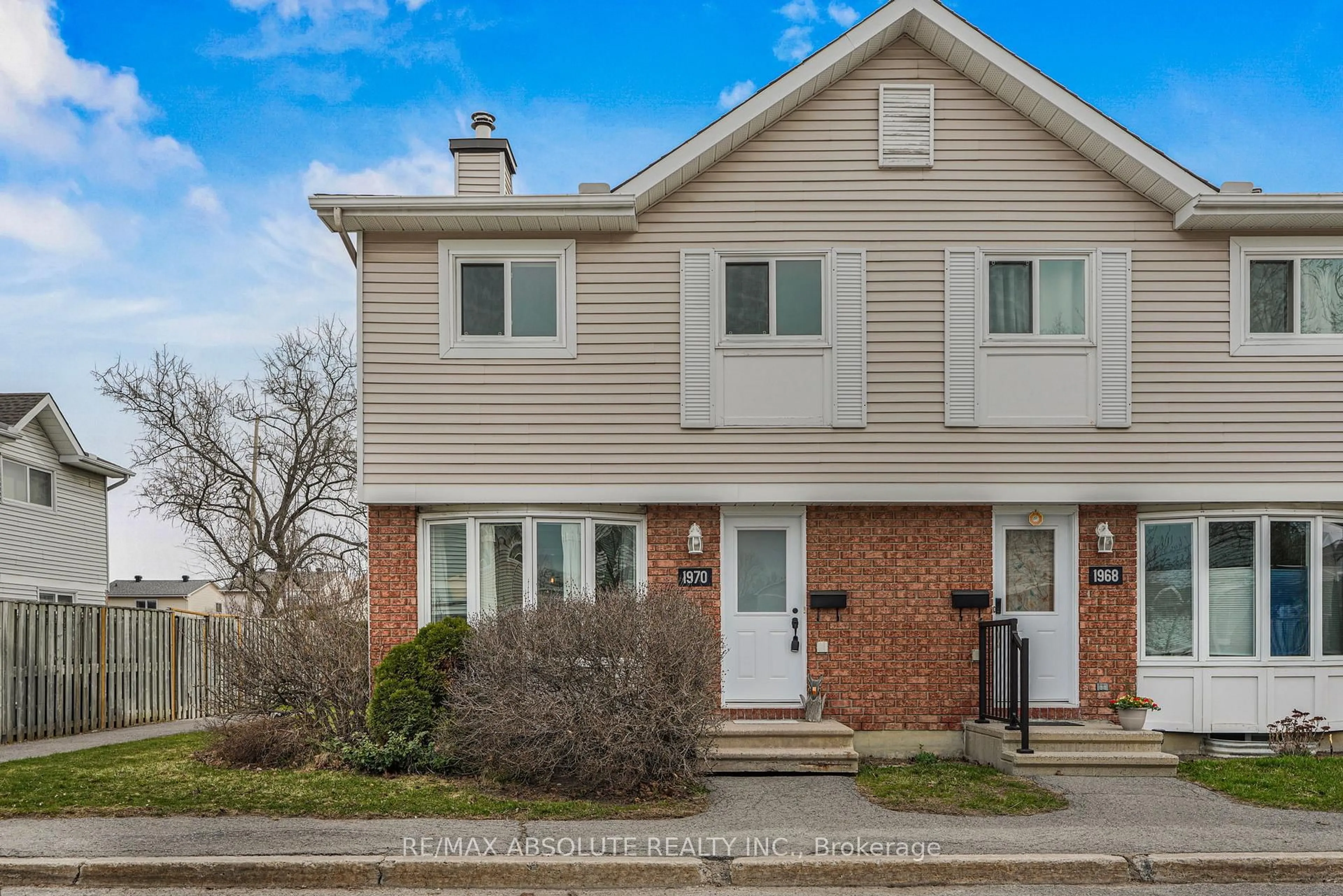 Home with brick exterior material, street for 1970 Colorado Lane, Orleans Ontario K1C 6T9