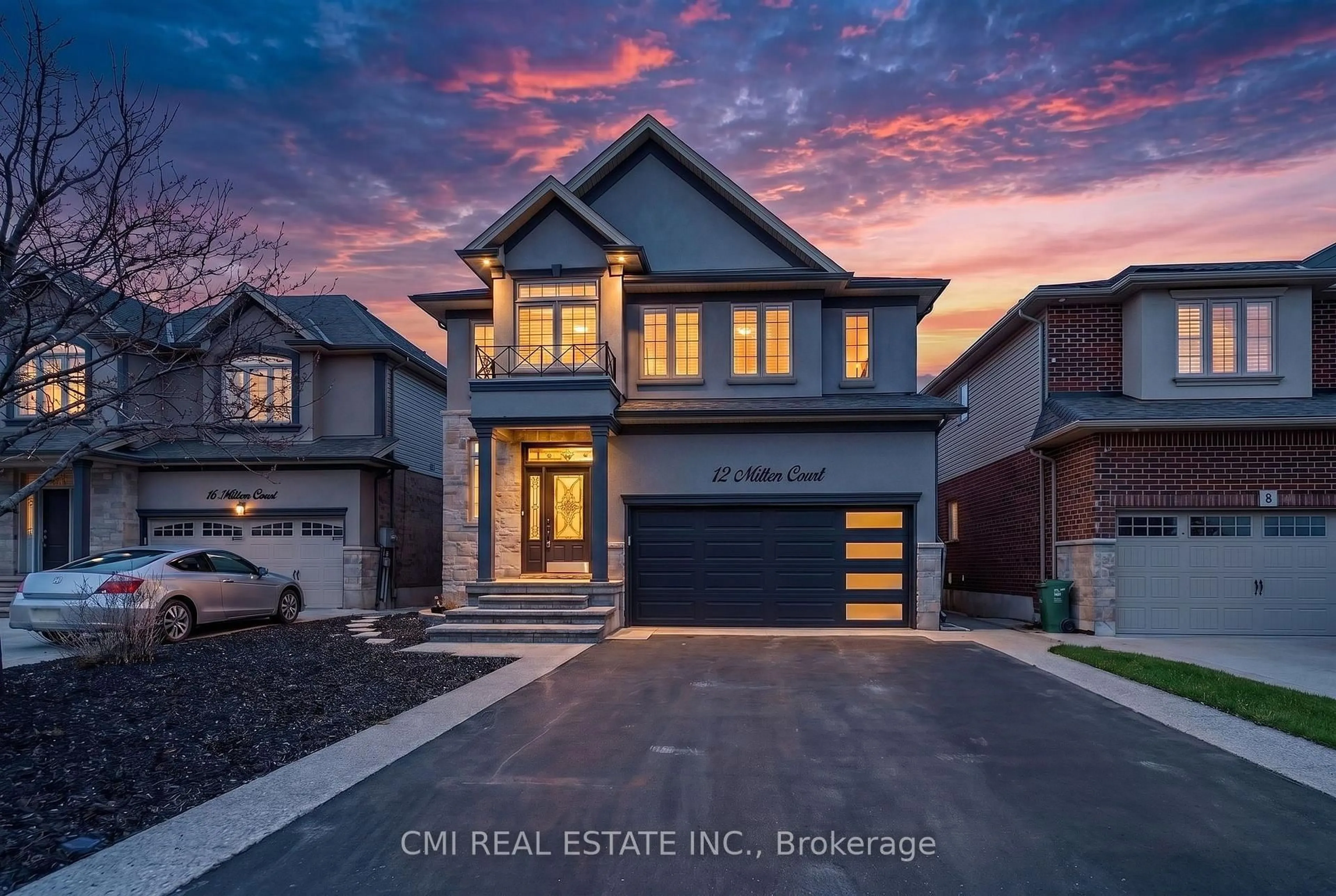 Home with brick exterior material, street for 12 Mitten Crt, Hamilton Ontario L8W 0B3