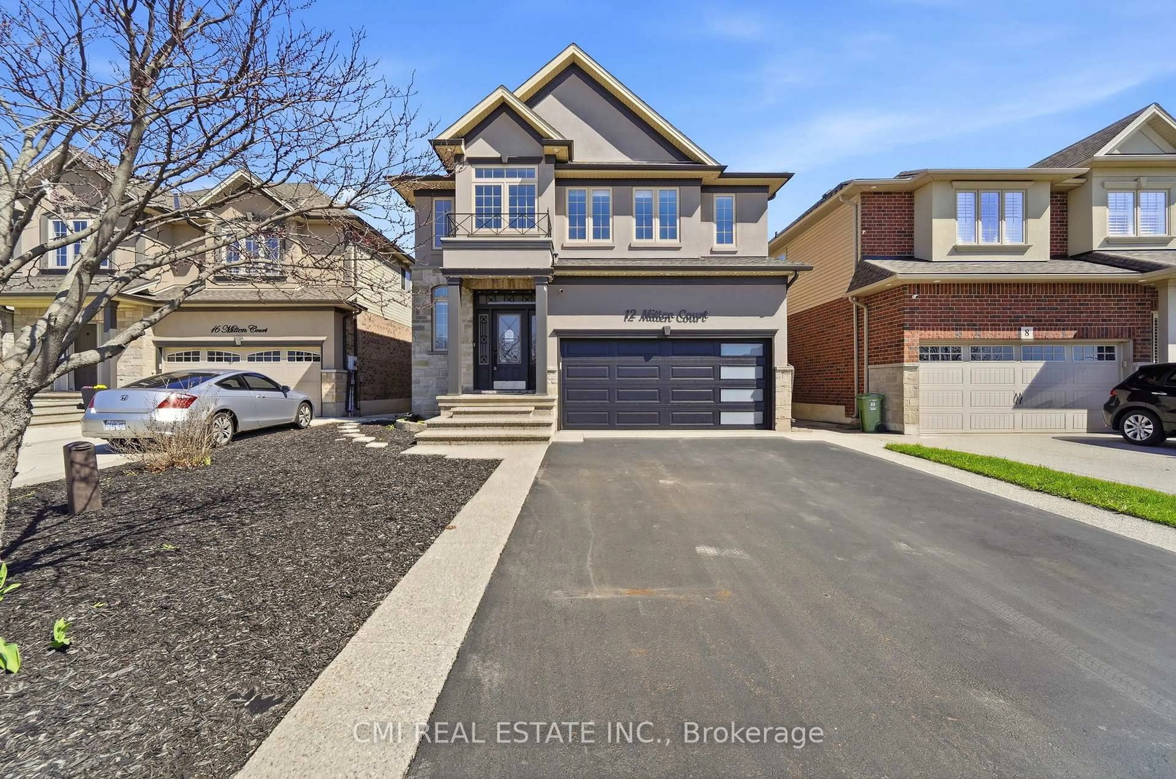 Home with brick exterior material, street for 12 Mitten Crt, Hamilton Ontario L8W 0B3