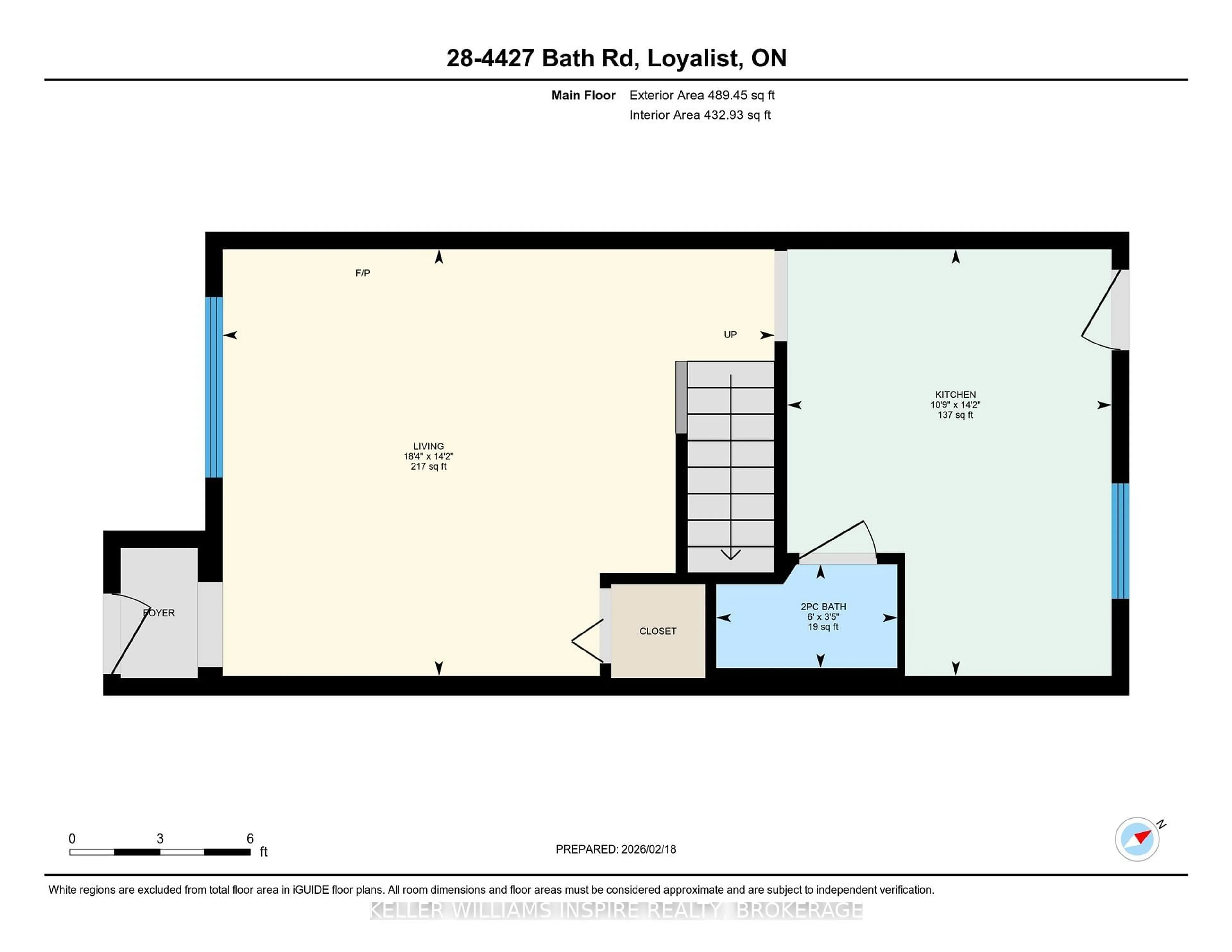 Floor plan for 4427 Bath Rd #28, Loyalist Ontario K7N 1A1