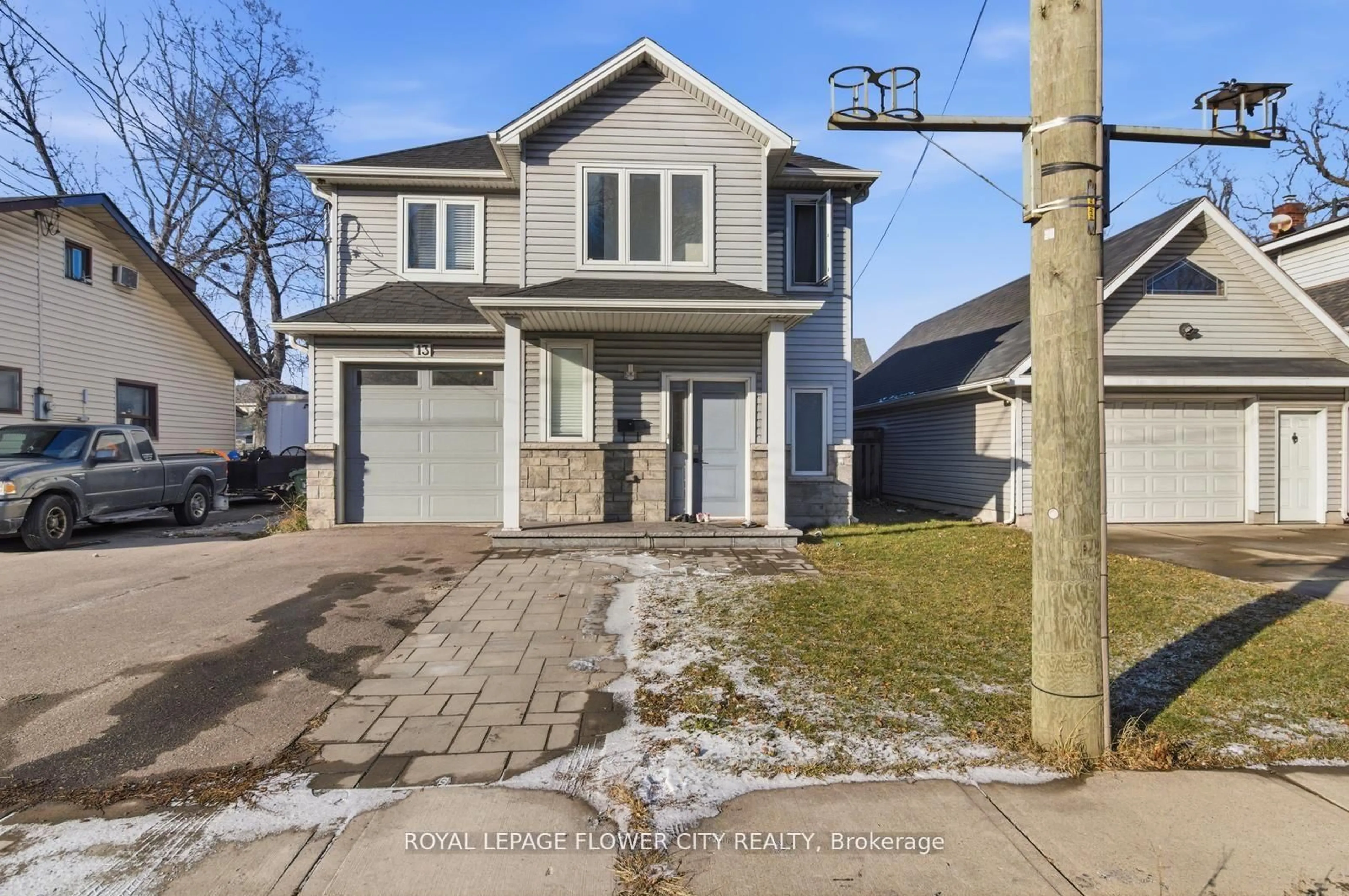 Home with brick exterior material, street for 13 Grafton Ave, Hamilton Ontario L8H 7E6