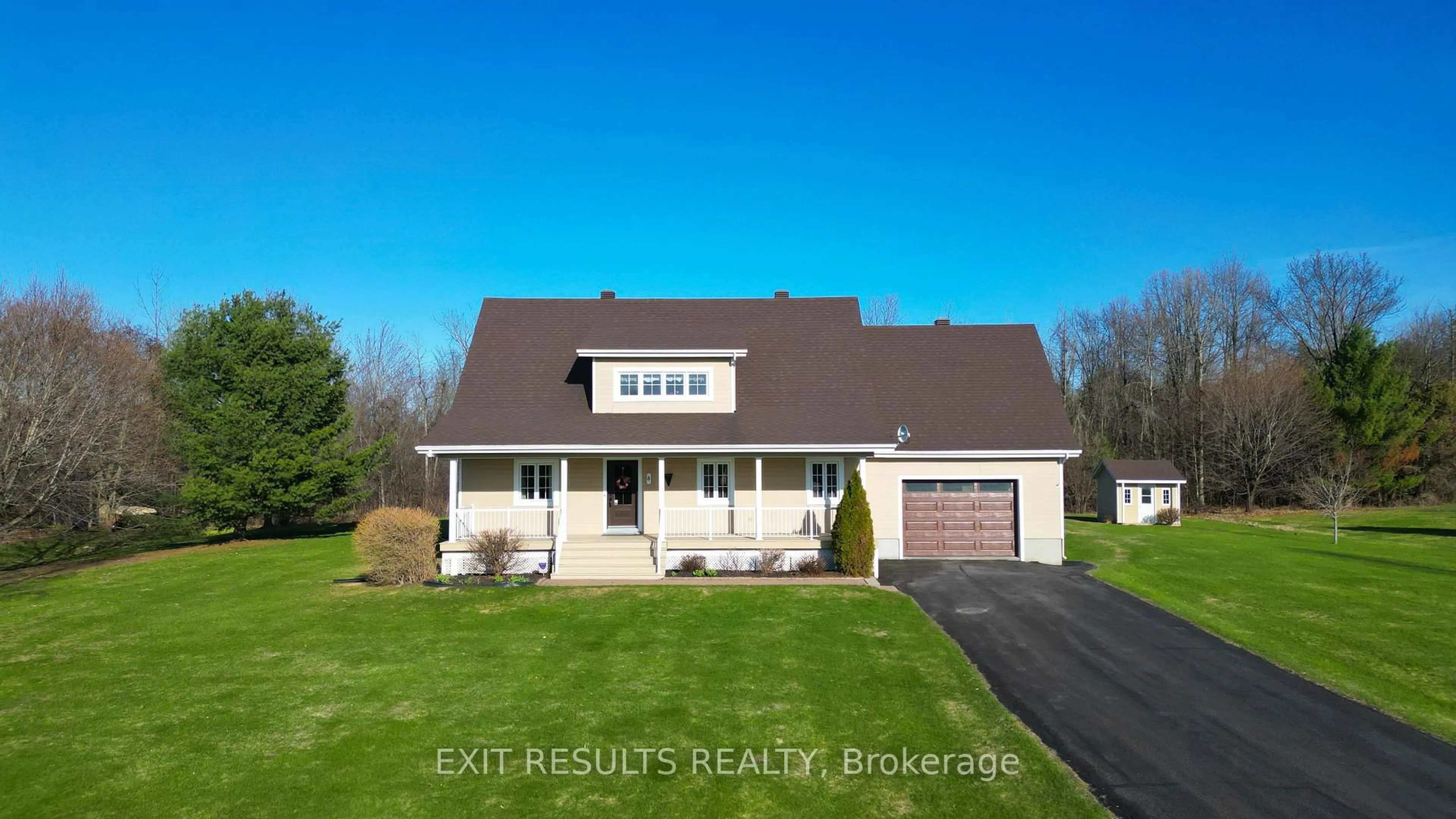 Home with vinyl exterior material, street for 8 Ravary St, Champlain Ontario K0B 1K0