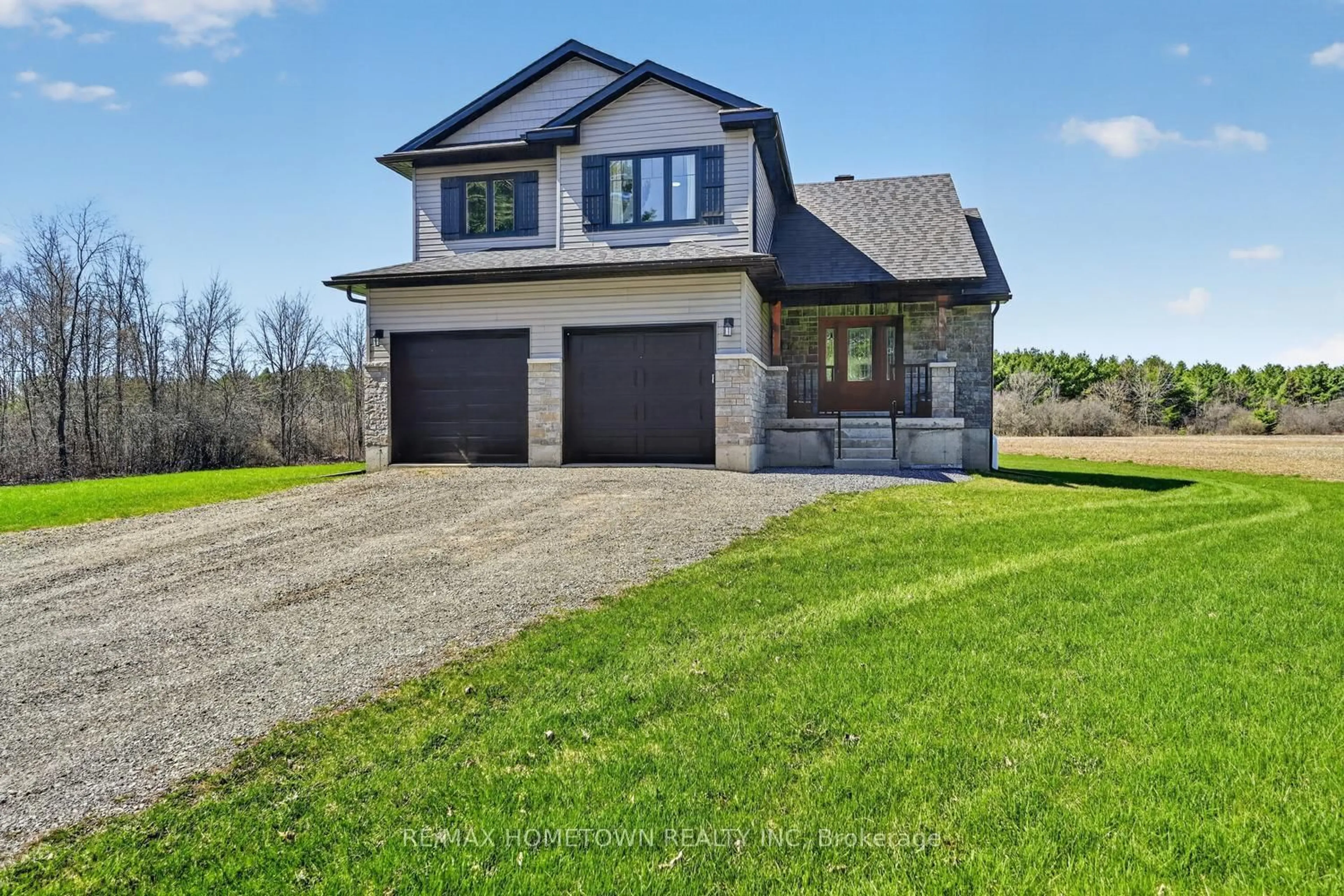Home with brick exterior material, street for 7208 Stevenson Rd, Elizabethtown-Kitley Ontario K6V 5T4