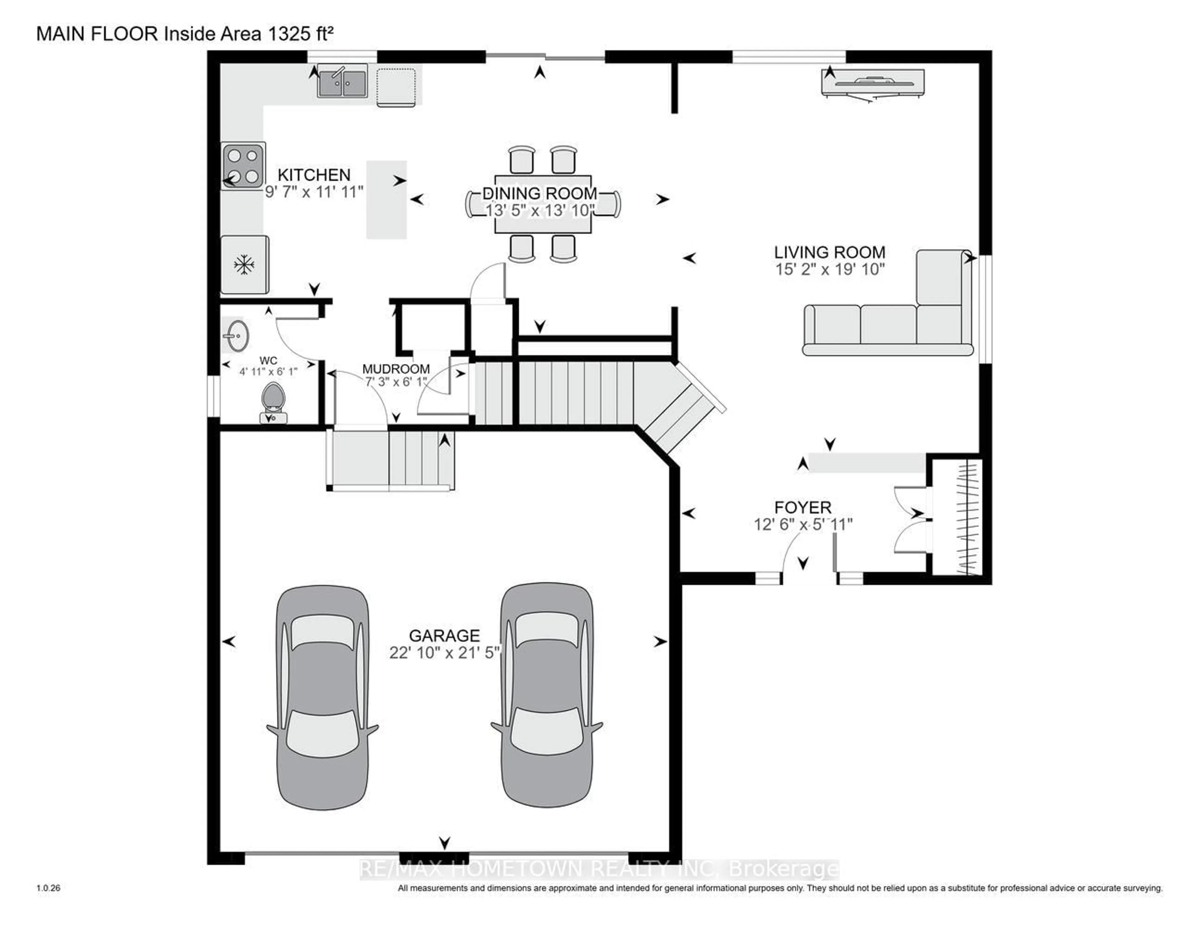 Floor plan for 7208 Stevenson Rd, Elizabethtown-Kitley Ontario K6V 5T4