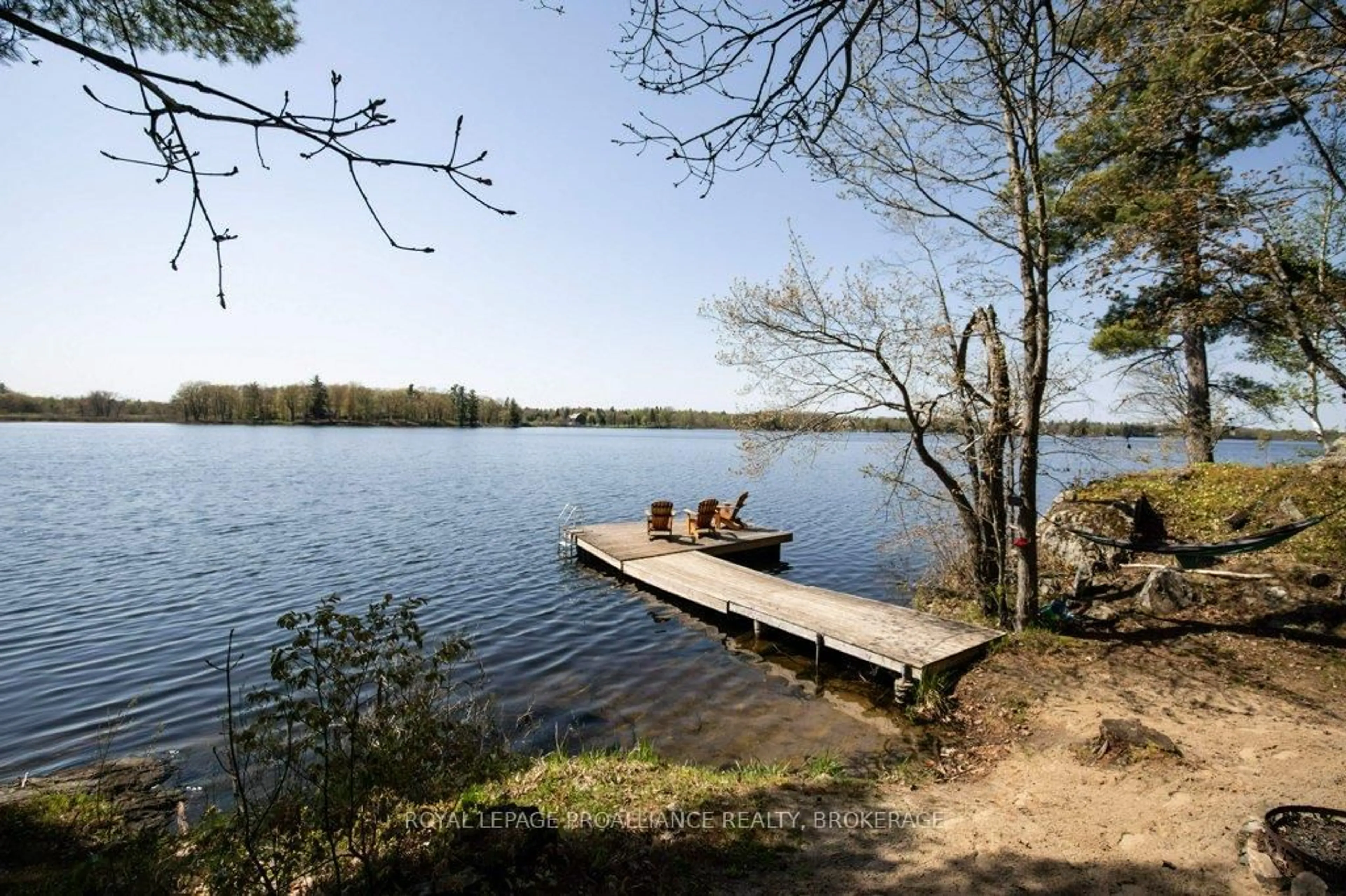 Patio, water/lake/river/ocean view for 1055B Vilalta Lane, Godfrey Ontario K0H 1T0