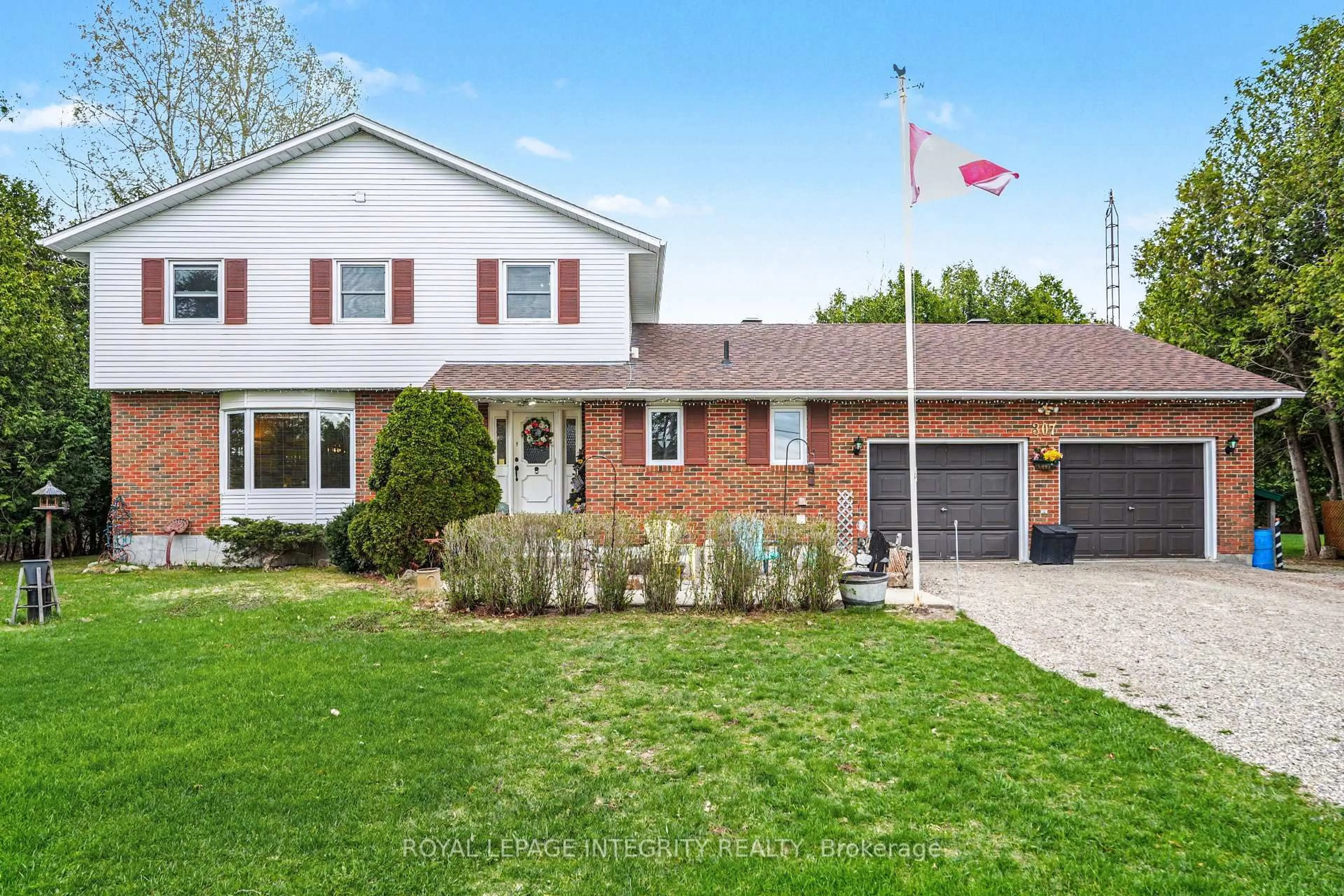 Home with brick exterior material, street for 307 Ferguson Tetlock Rd, Smiths Falls Ontario K7A 4S4