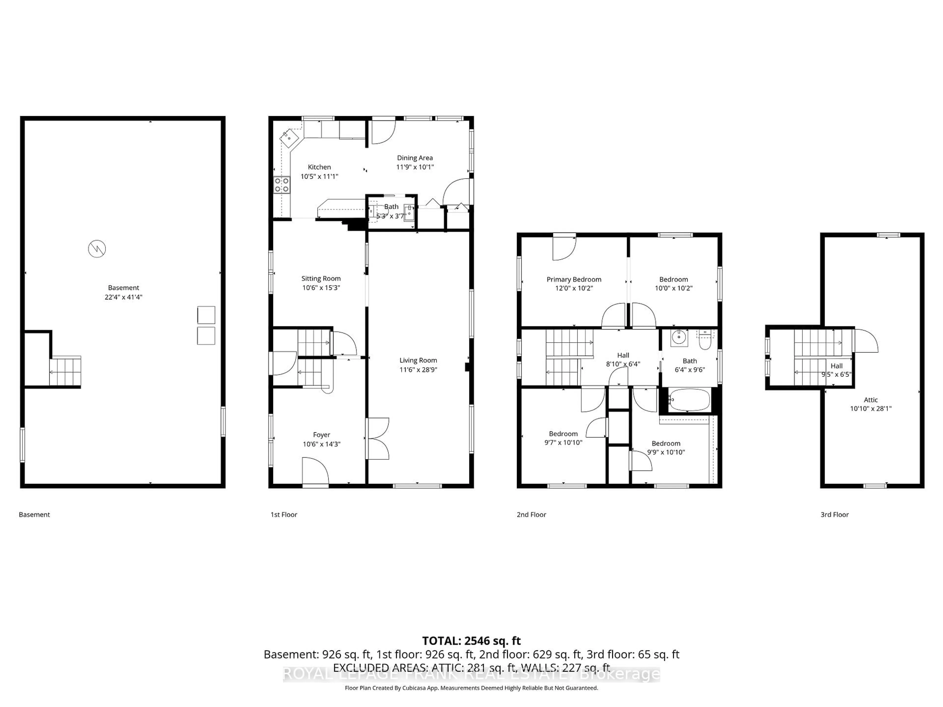 Floor plan for 125 Glenelg St, Kawartha Lakes Ontario K9V 2V8