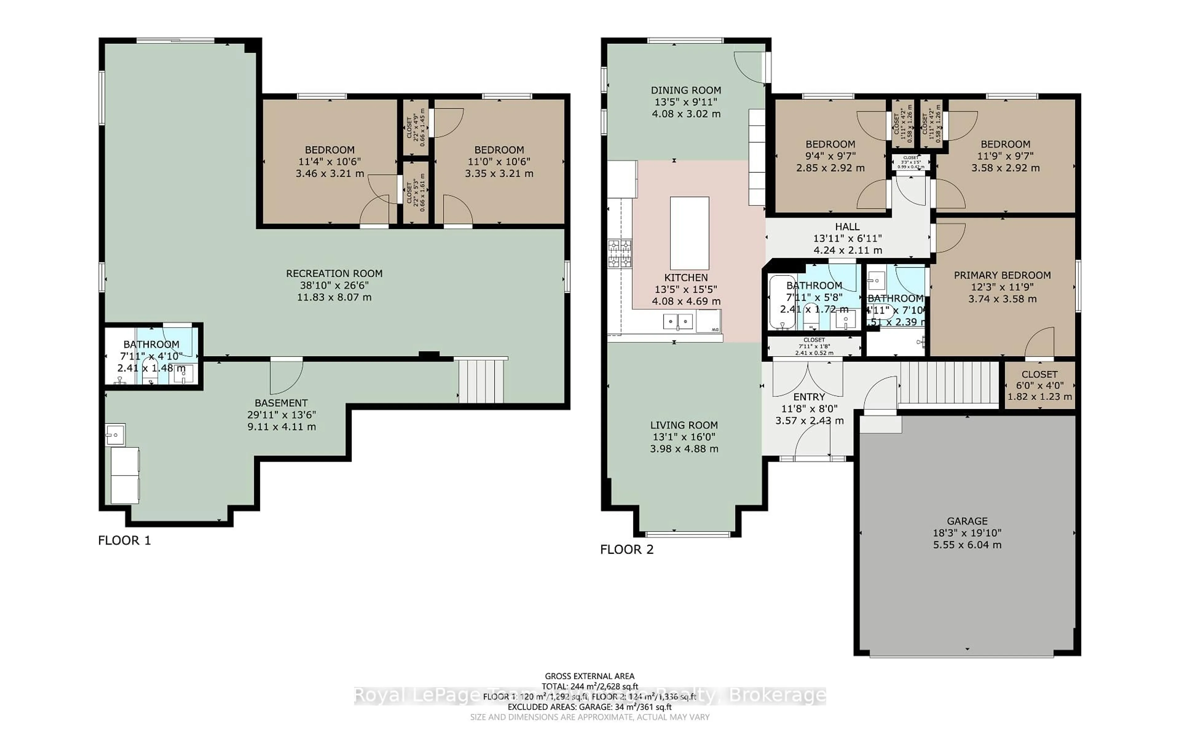Floor plan for 8 Avery Crt, Parry Sound Ontario P2A 3C4