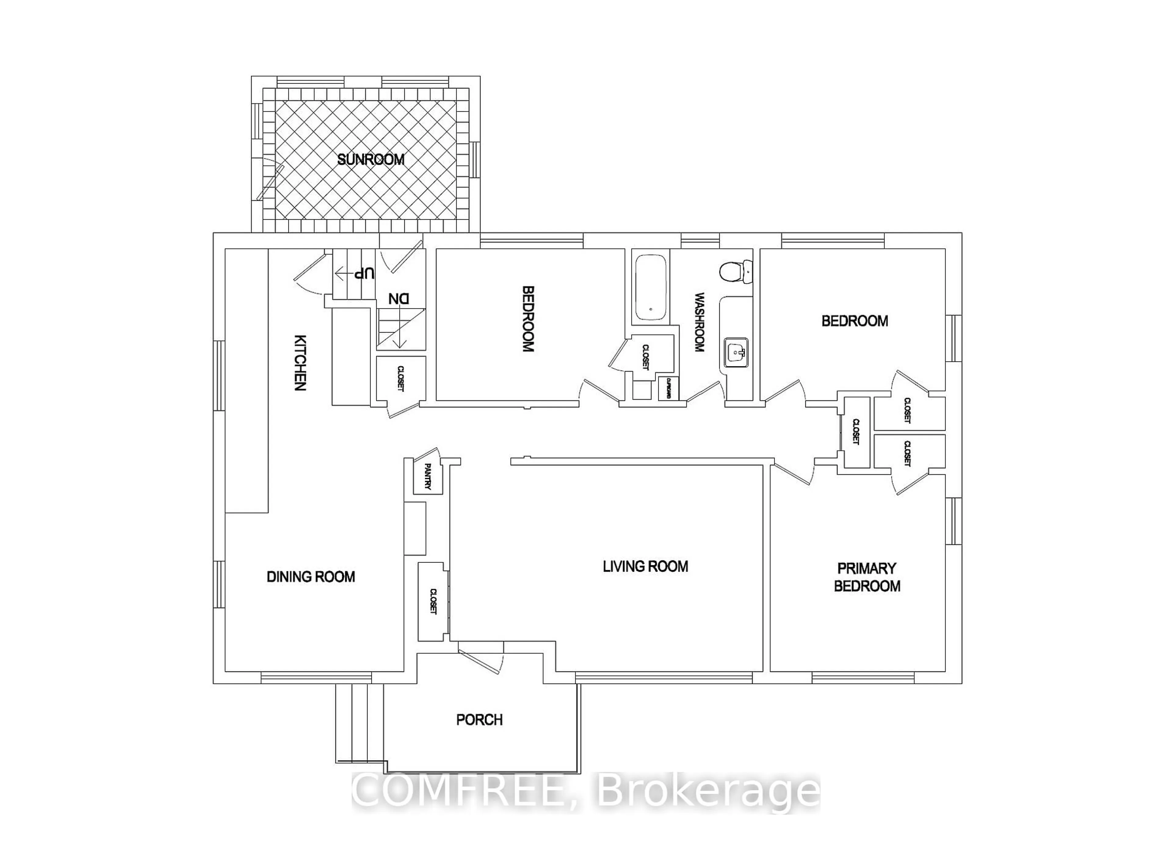 Floor plan for 2387 Westcott Rd, Windsor Ontario N8W 4K6