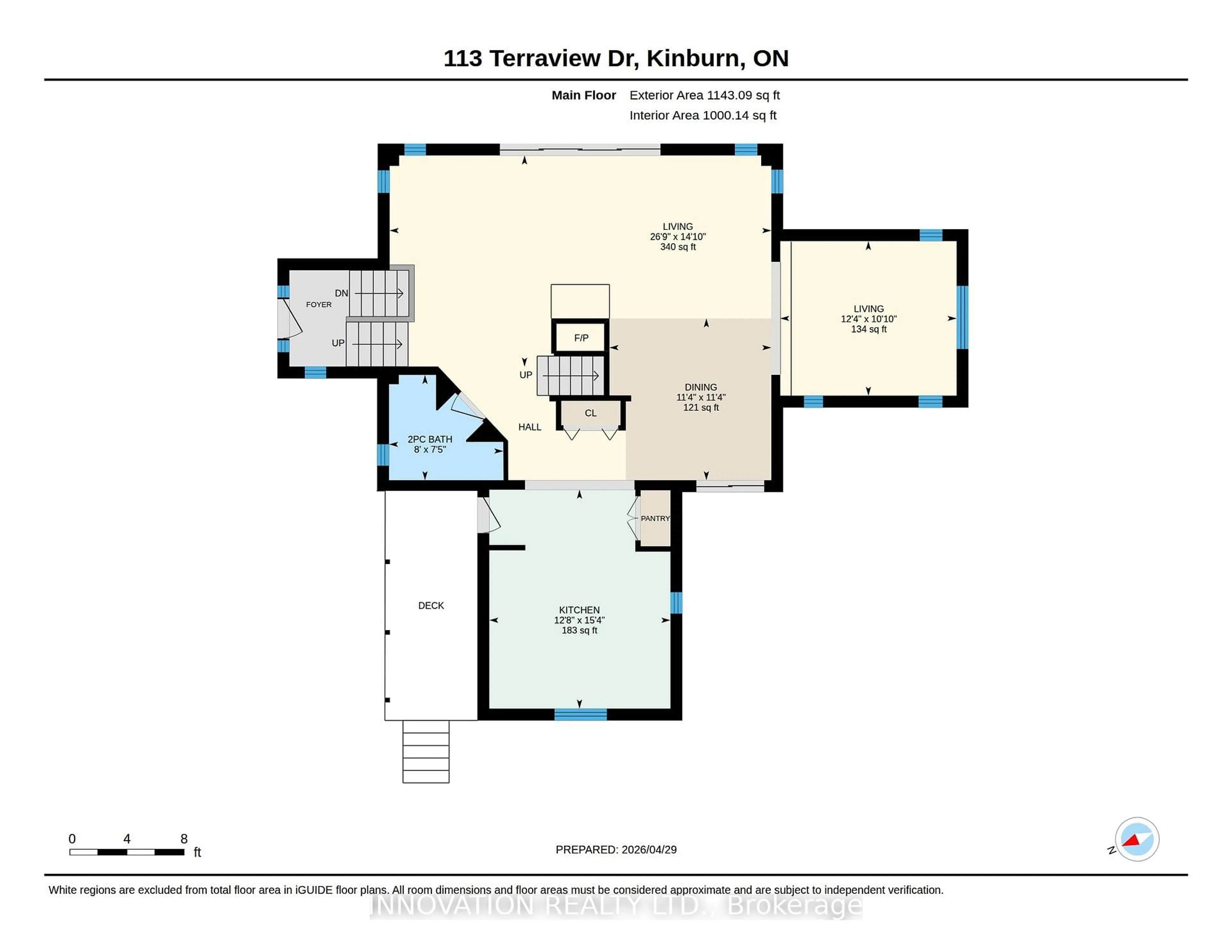 Floor plan for 113 Terraview Dr, Kinburn Ontario K0A 2H0