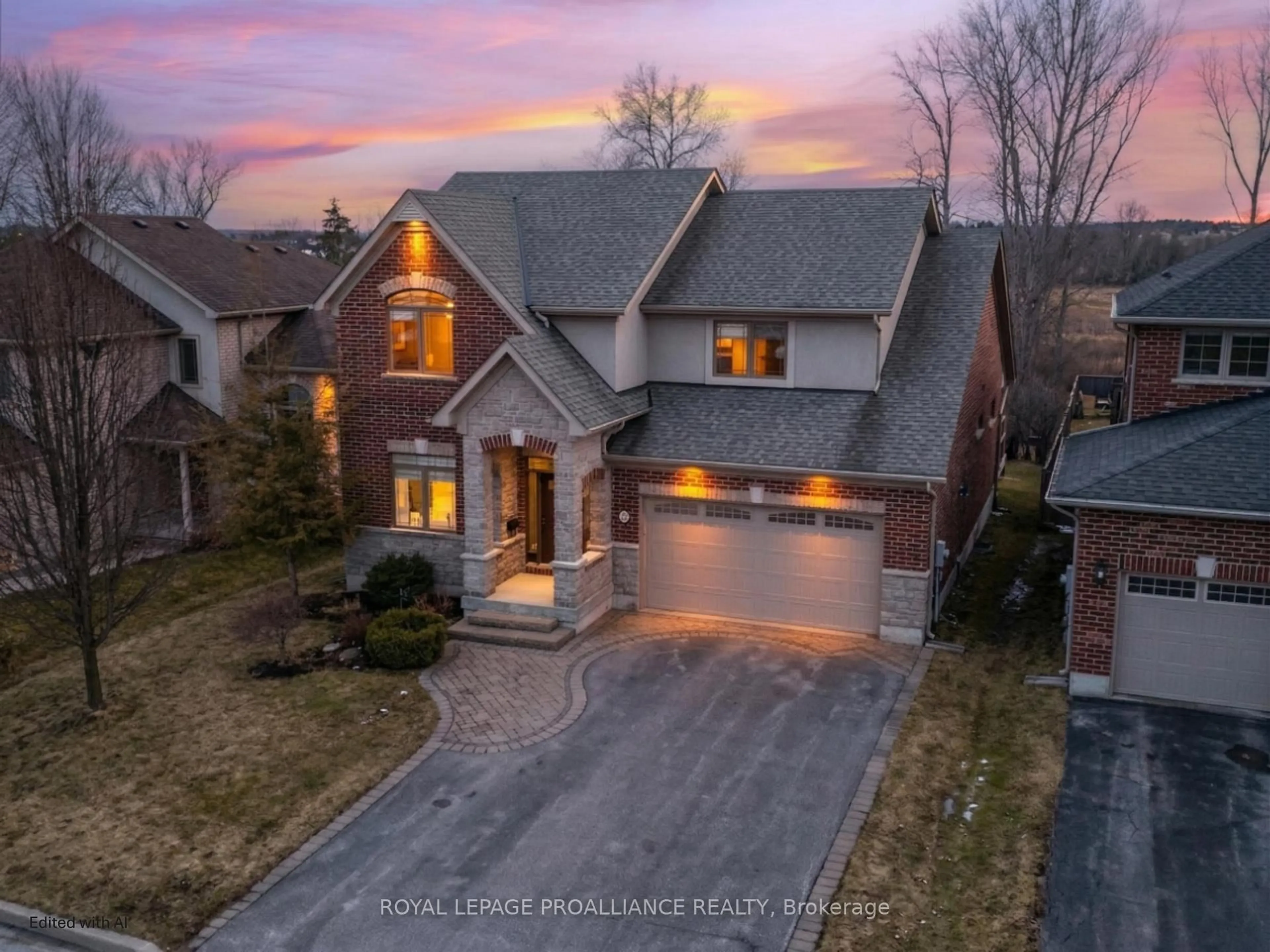 A pic from outside/outdoor area/front of a property/back of a property/a pic from drone, street for 240 Avondale Rd, Belleville Ontario K8P 0B6