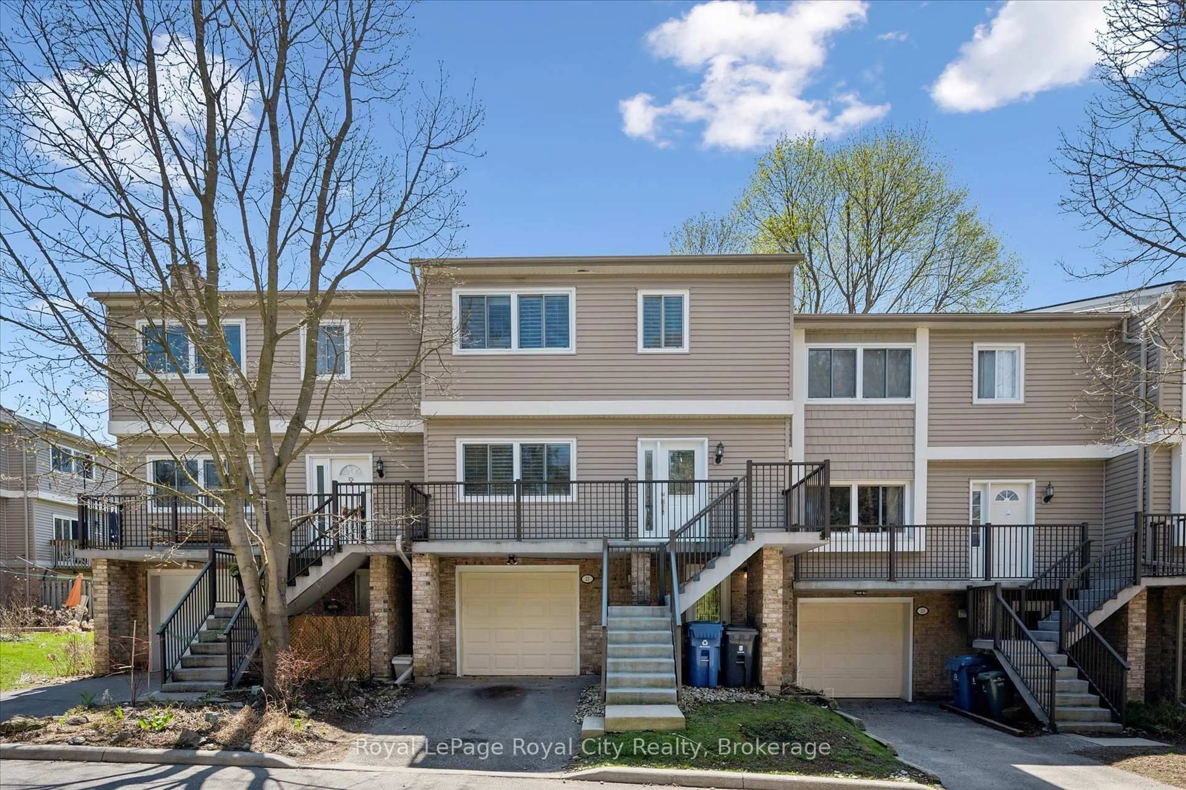A pic from outside/outdoor area/front of a property/back of a property/a pic from drone, street for 295 Water St #21, Guelph Ontario N1G 2X5