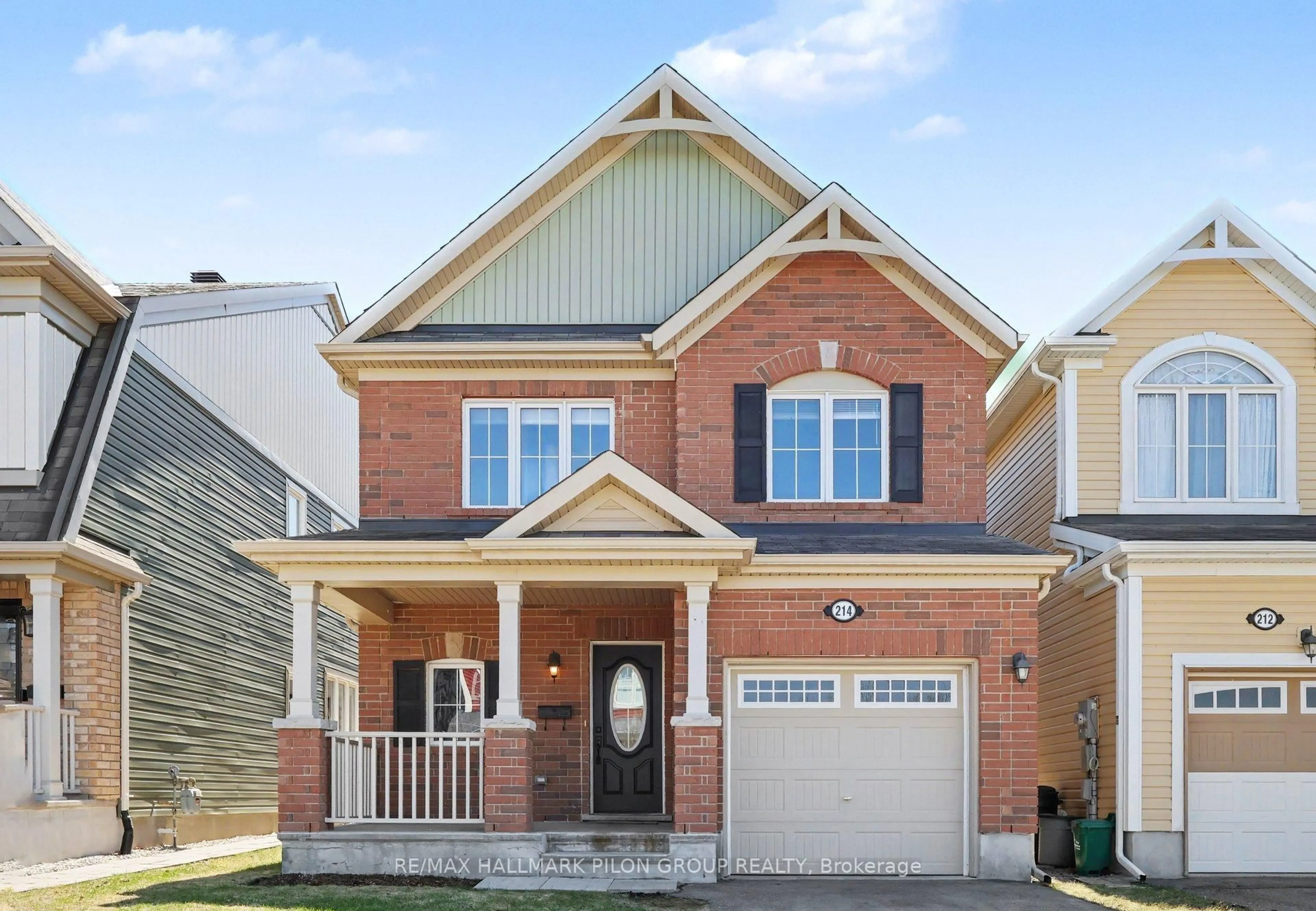 Home with brick exterior material, street for 214 Serra Rdge, Ottawa Ontario K4A 0V8