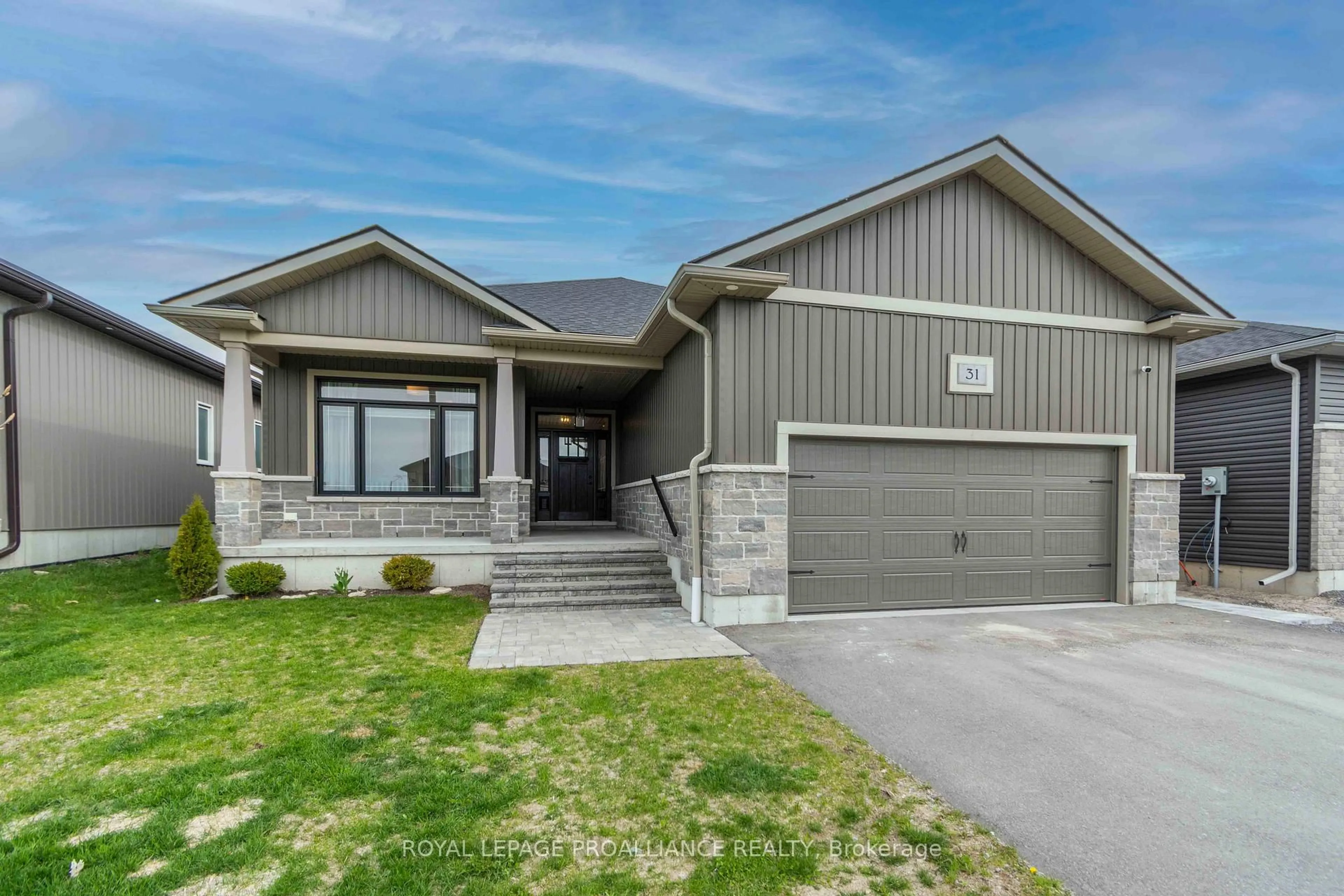 Home with vinyl exterior material, street for 31 Schmidt Way, Quinte West Ontario K8V 0L5