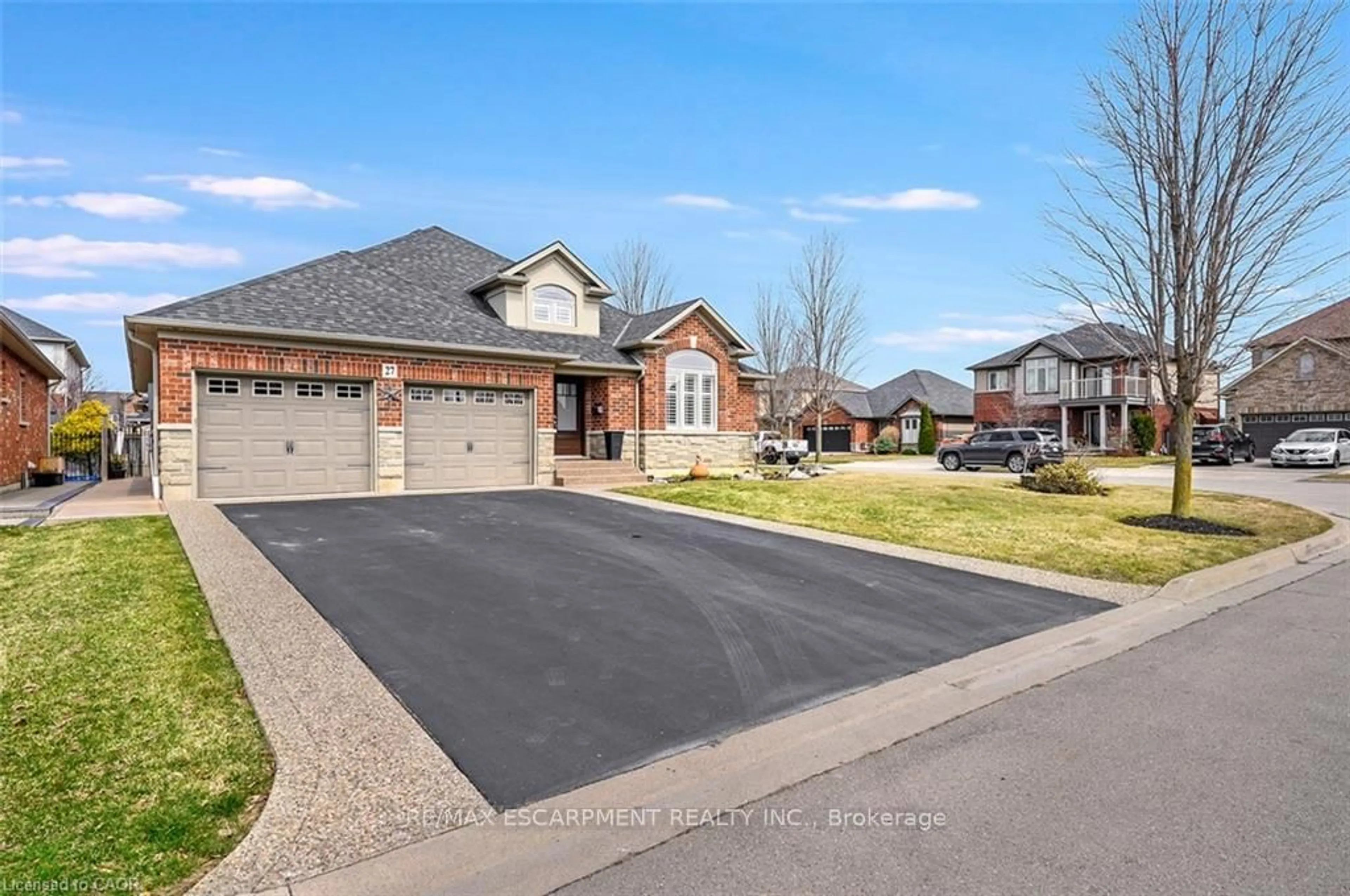 Home with brick exterior material, street for 27 Carver Dr, Hamilton Ontario L0R 1C0