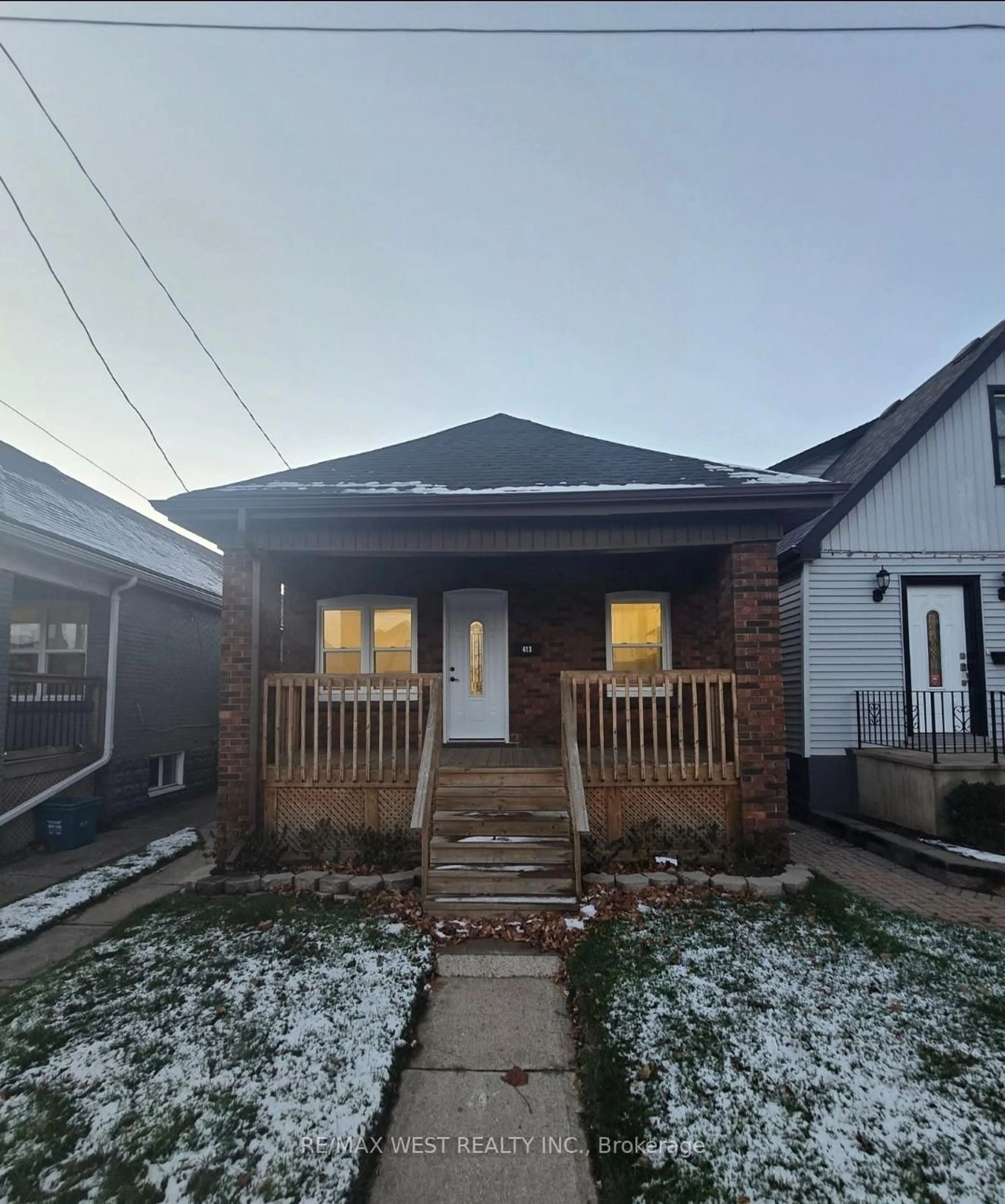 Home with brick exterior material, street for 413 Paling Ave, Hamilton Ontario L8H 5K3