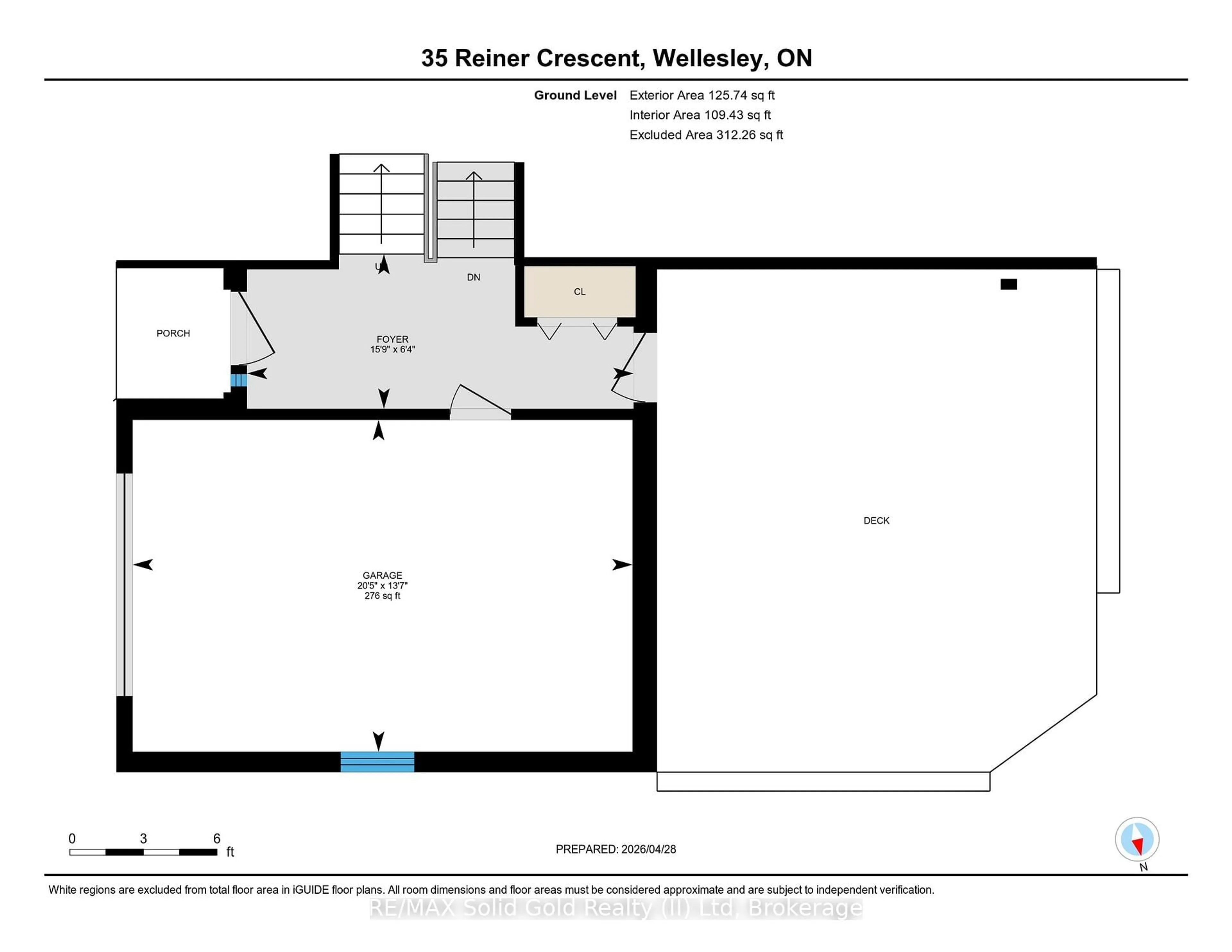 Floor plan for 35 Reiner Cres, Wellesley Ontario N0B 2T0