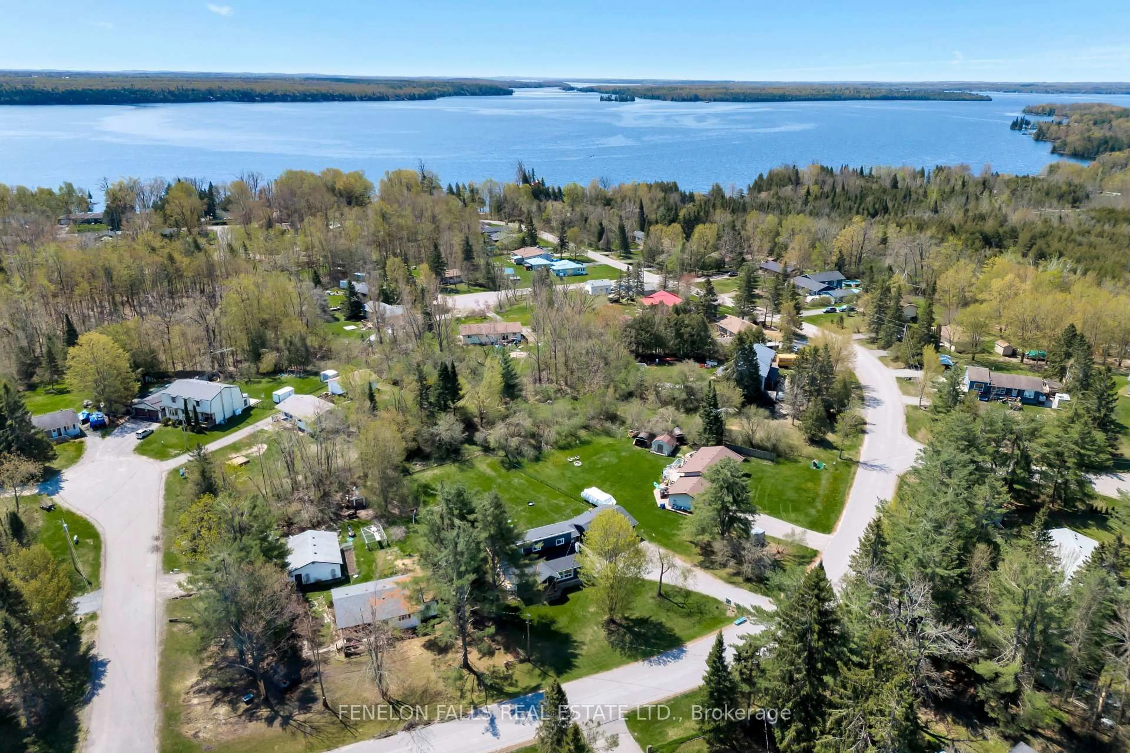 A pic from outside/outdoor area/front of a property/back of a property/a pic from drone, water/lake/river/ocean view for 138 Alpine Lake Rd, Trent Lakes Ontario K0M 1A0