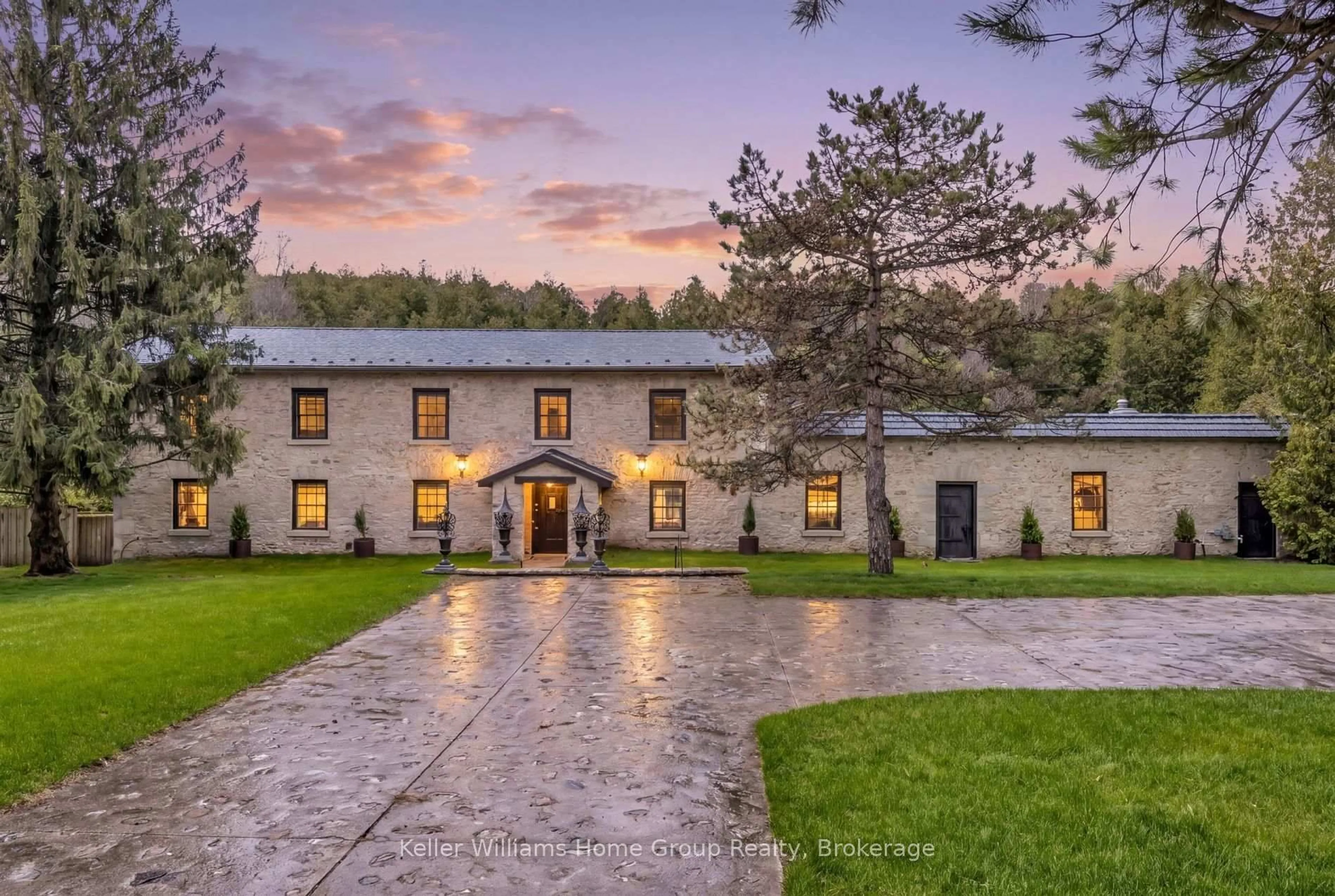 A pic from outside/outdoor area/front of a property/back of a property/a pic from drone, unknown for 6 MillRidge Estate Private, Centre Wellington Ontario N0B 1S0