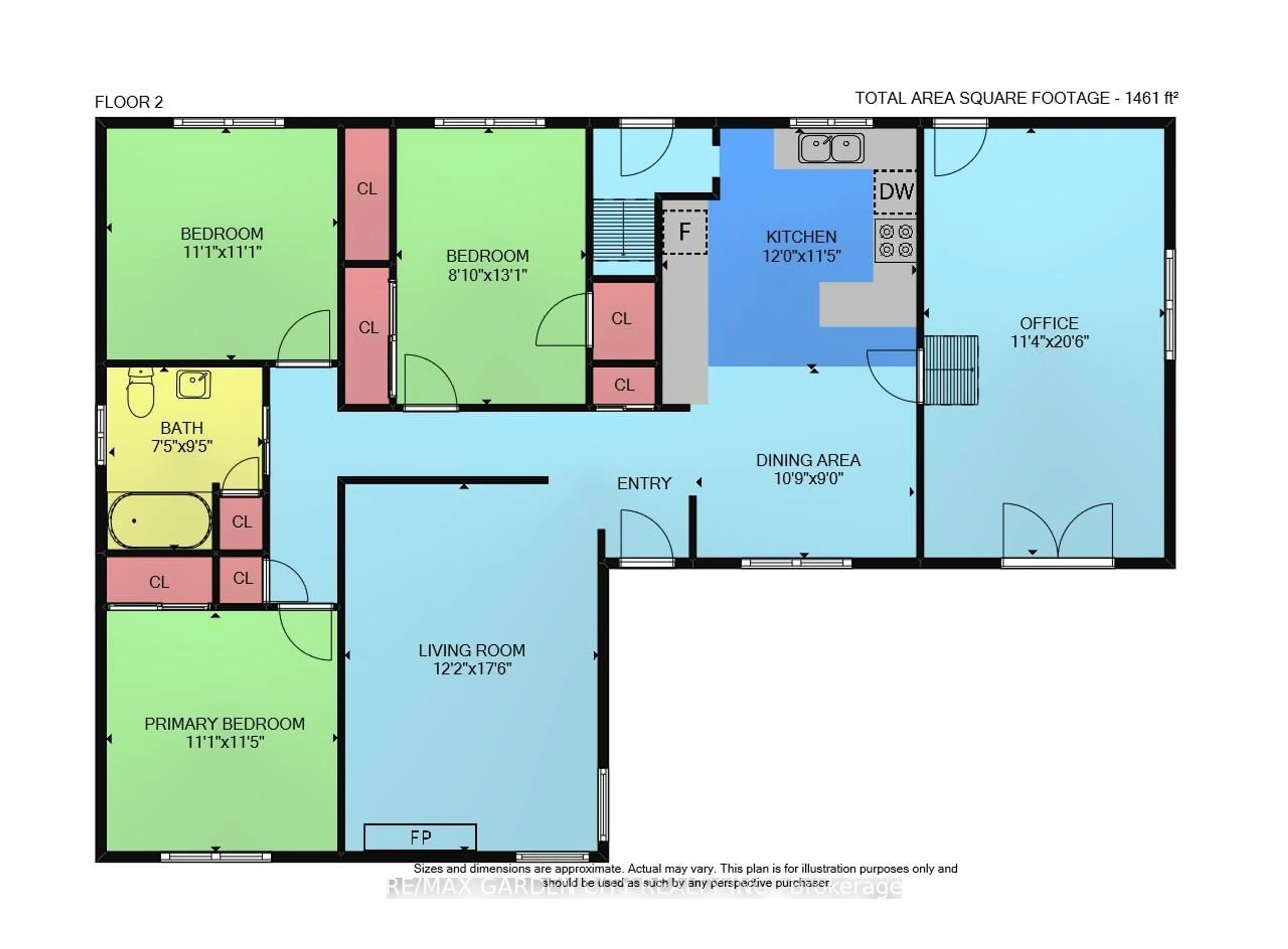Floor plan for 5 Lockview Cres, St. Catharines Ontario L2M 2T2