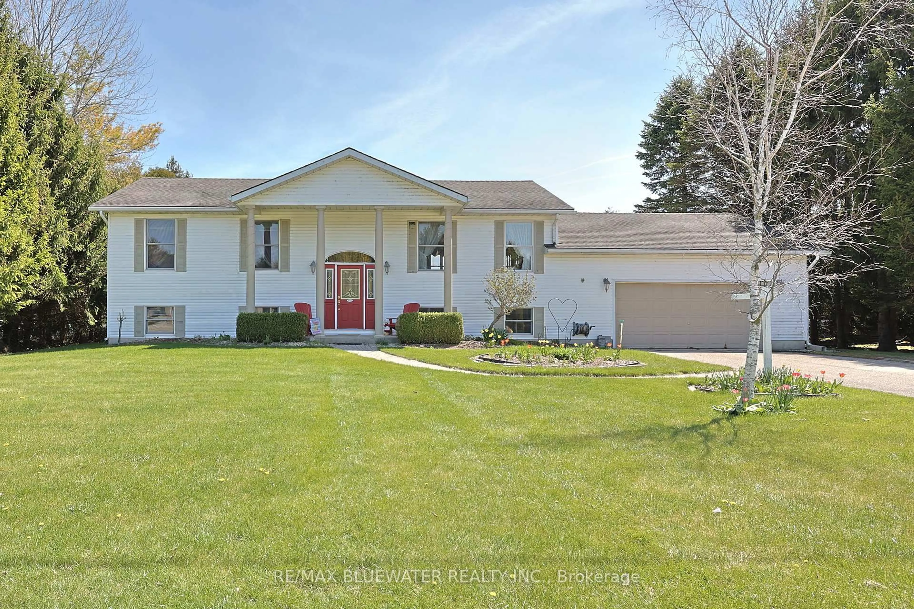 Home with vinyl exterior material, street for 9873 Leonard St, Lambton Shores Ontario N0M 1T0