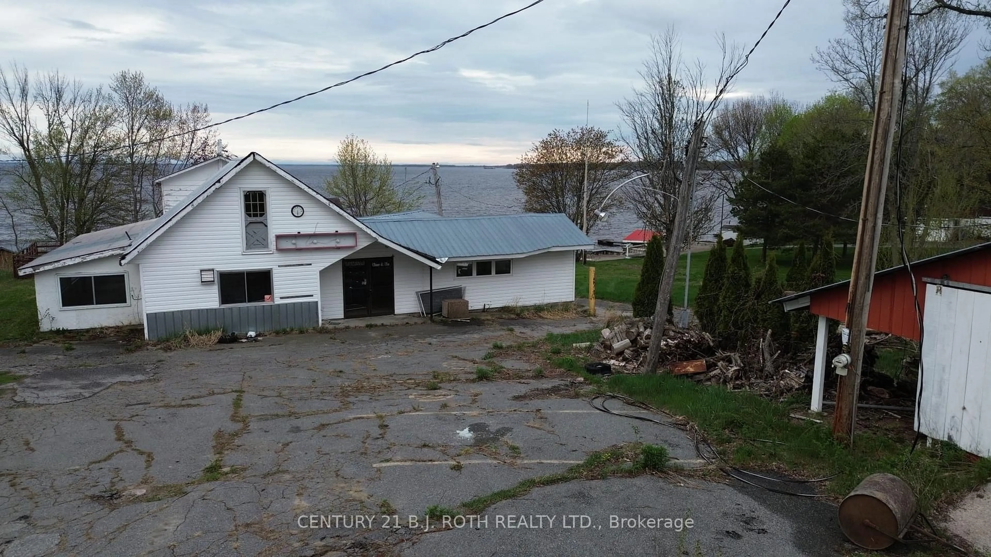 A pic from outside/outdoor area/front of a property/back of a property/a pic from drone, unknown for 270 PIERRE Rd, West Nipissing Ontario P2B 2W8