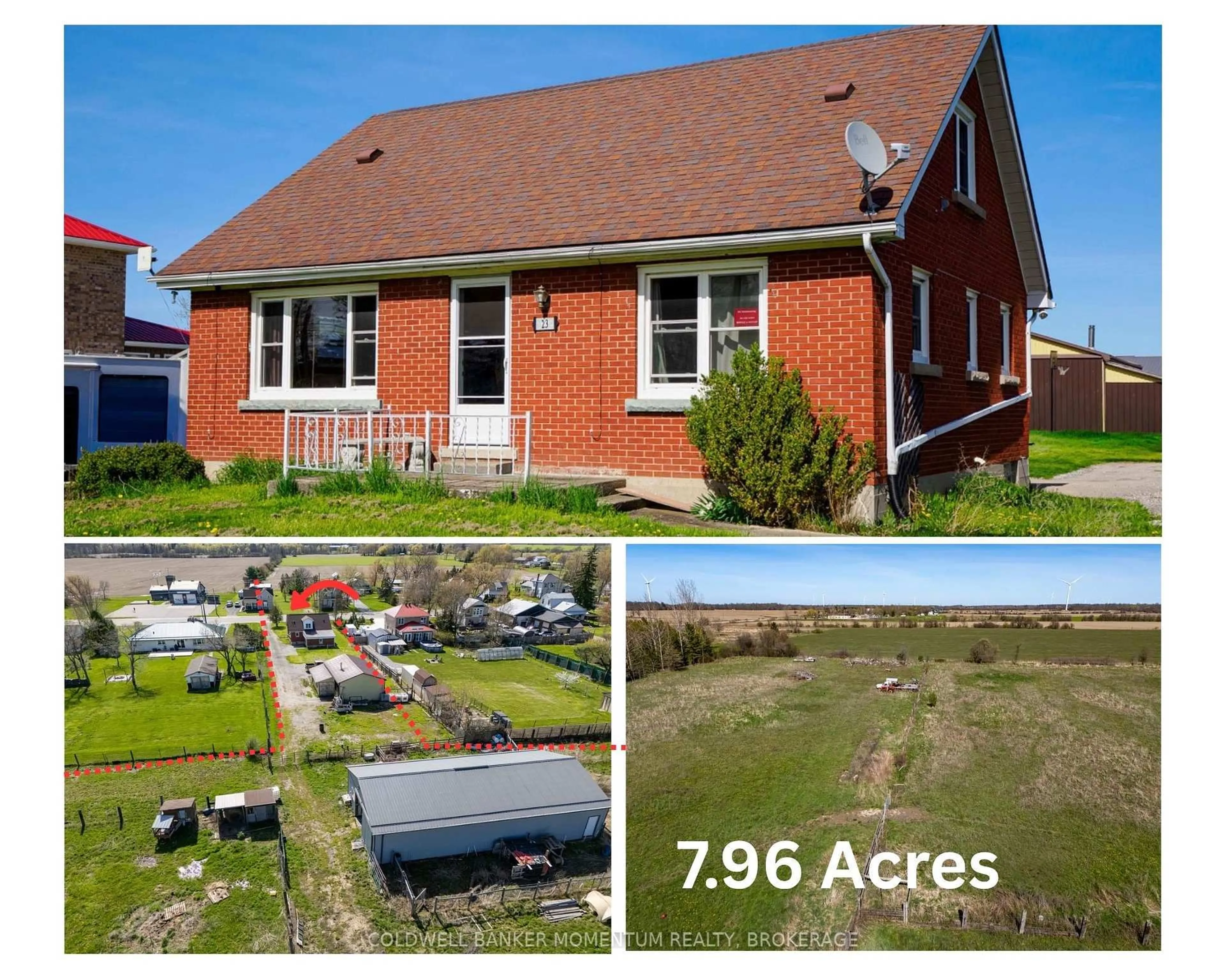 A pic from outside/outdoor area/front of a property/back of a property/a pic from drone, street for 23 Erie Ave, Haldimand Ontario N0A 1G0