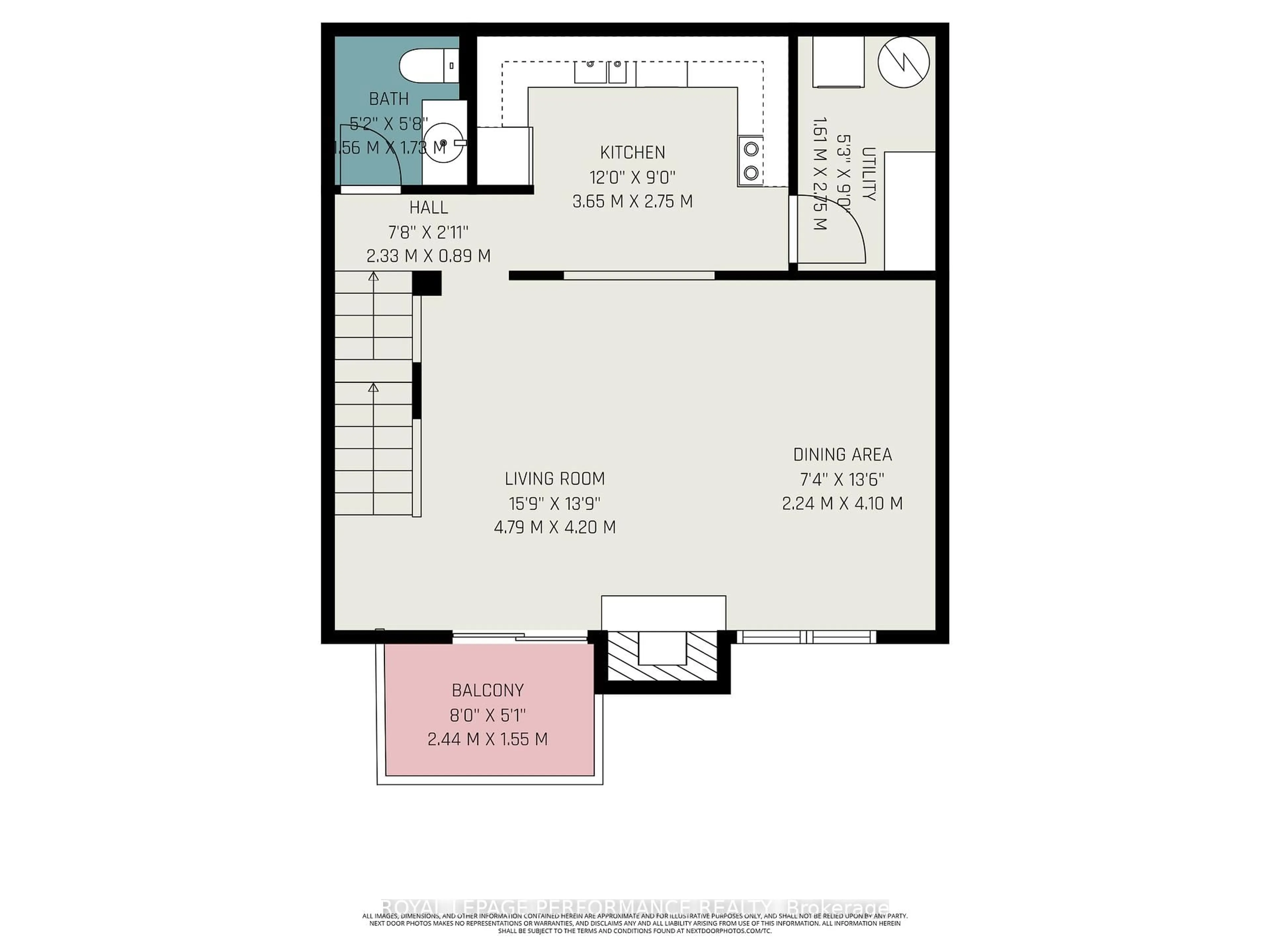 Floor plan for 8 Terrace Dr #217, Ottawa Ontario K2H 9J2