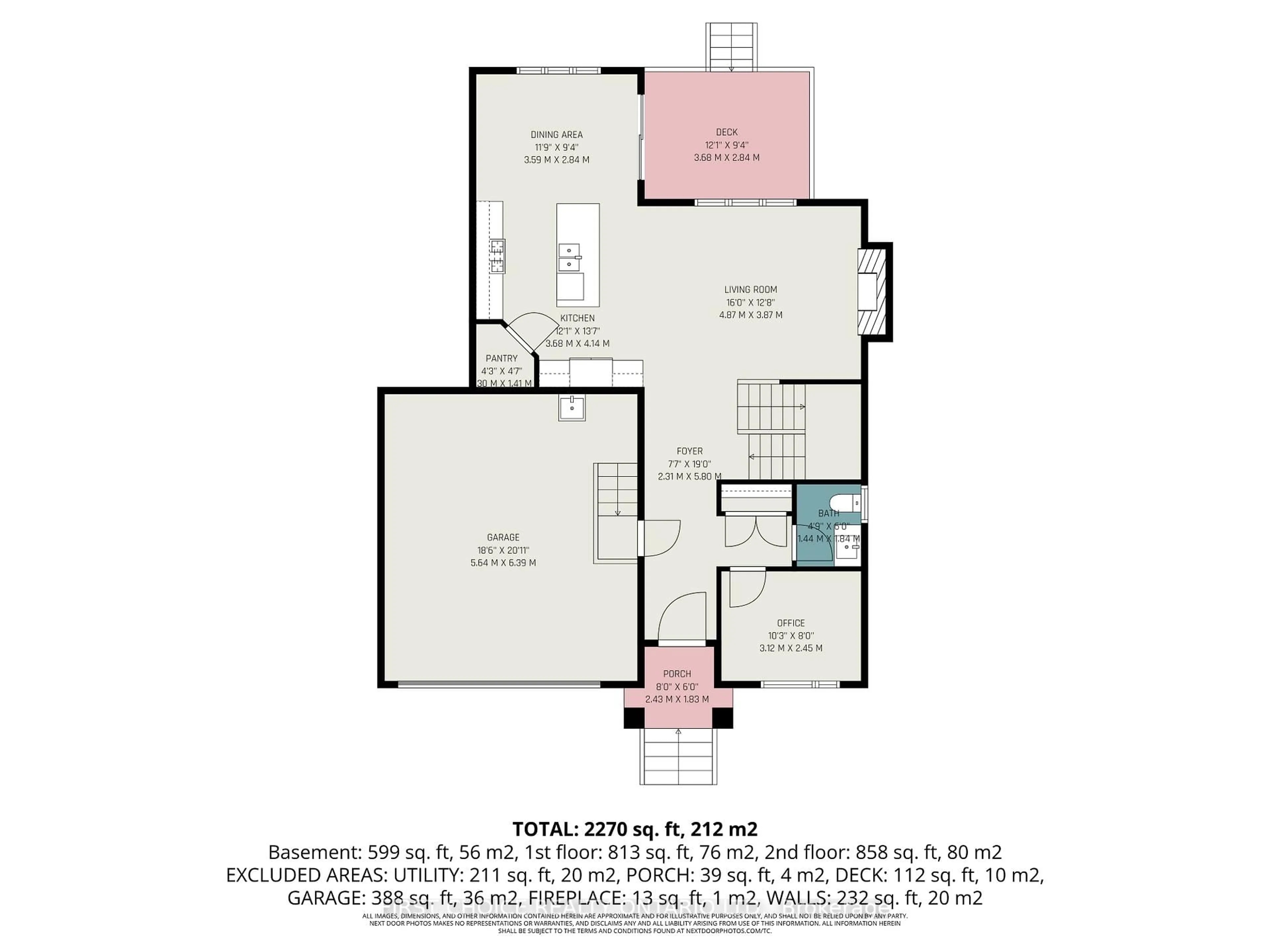 Floor plan for 540 Lucent St, Russell Ontario K4R 0E7