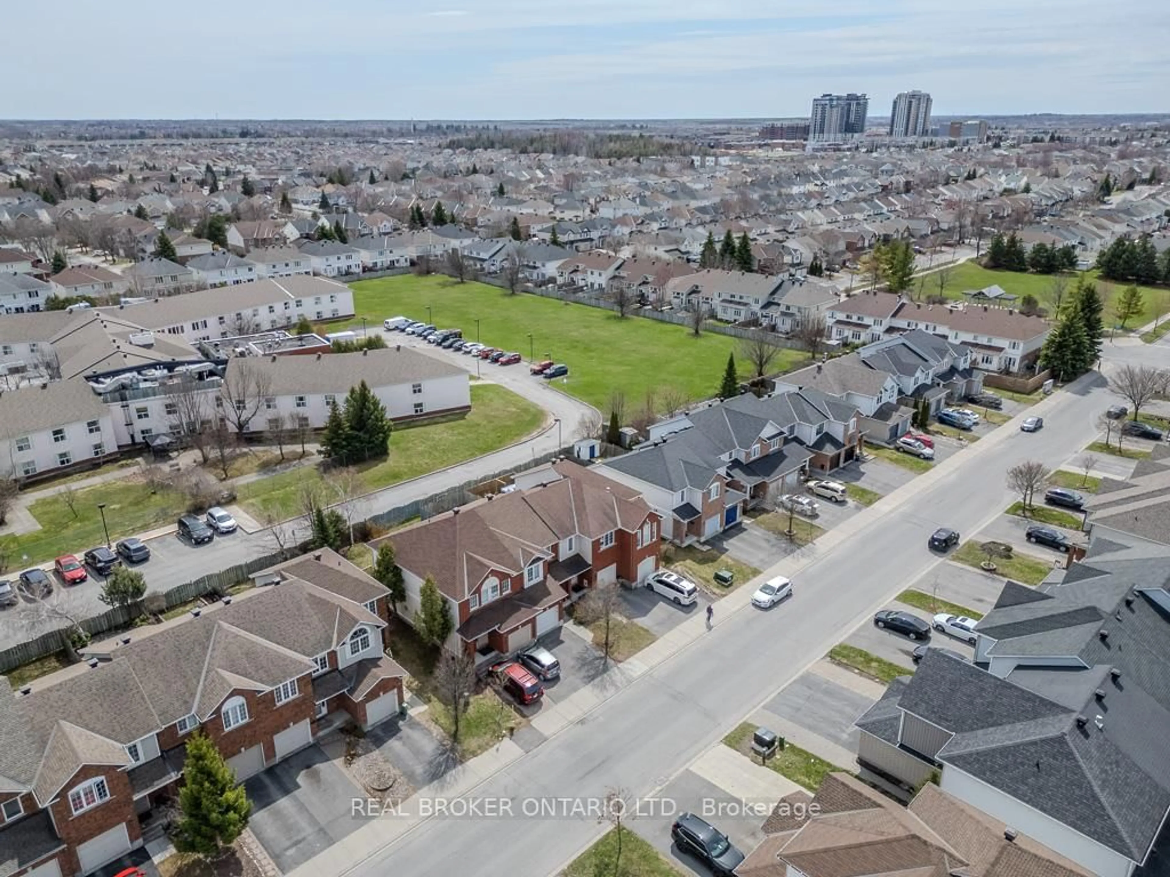 A pic from outside/outdoor area/front of a property/back of a property/a pic from drone, street for 15 Calaveras Ave, Ottawa Ontario K2J 4Z8