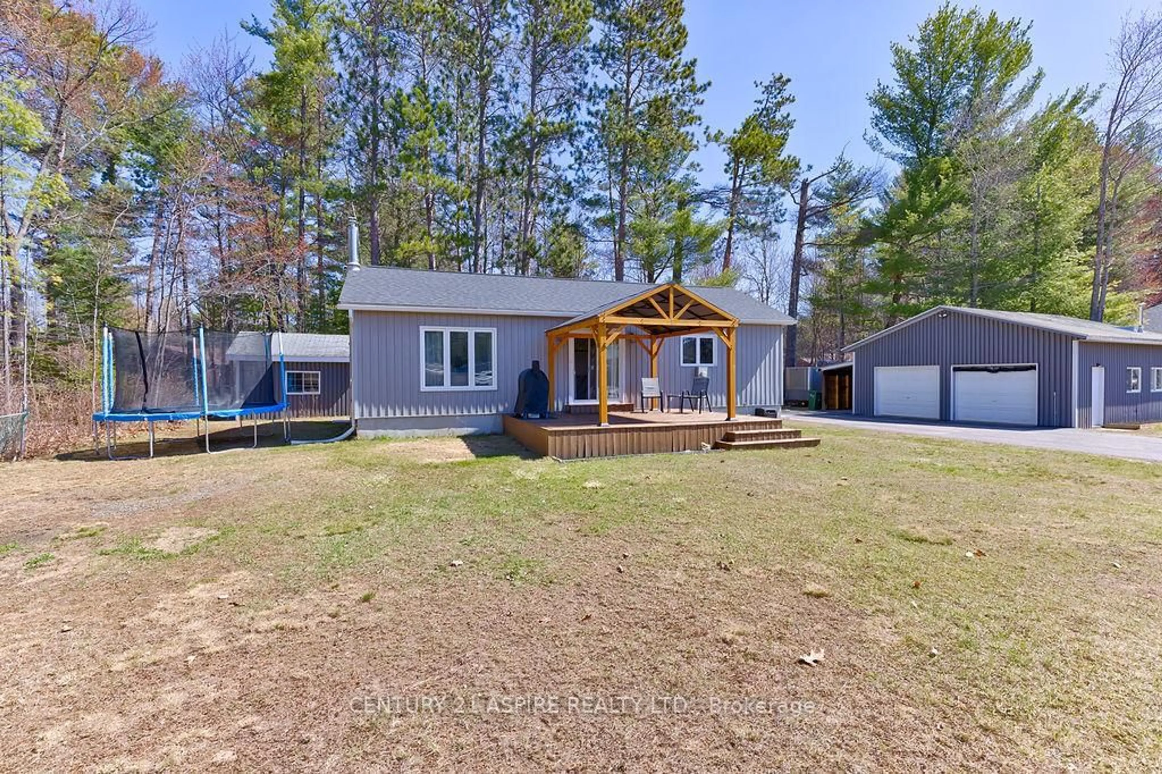 A pic from outside/outdoor area/front of a property/back of a property/a pic from drone, water/lake/river/ocean view for 196 Schwanz Rd, Petawawa Ontario K8H 1Y5